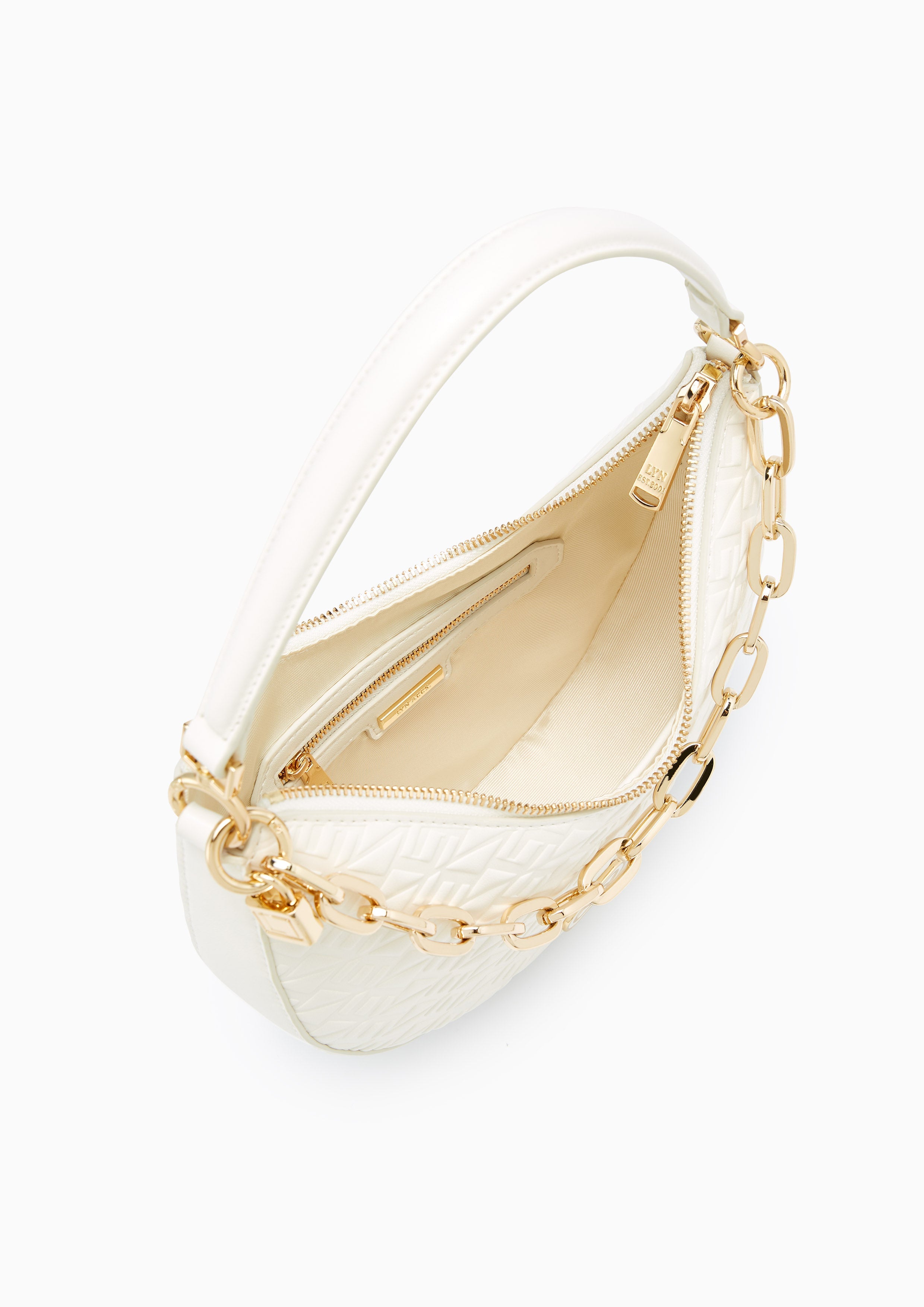 Monas M Shoulder Bag Ivory - Lyn TH