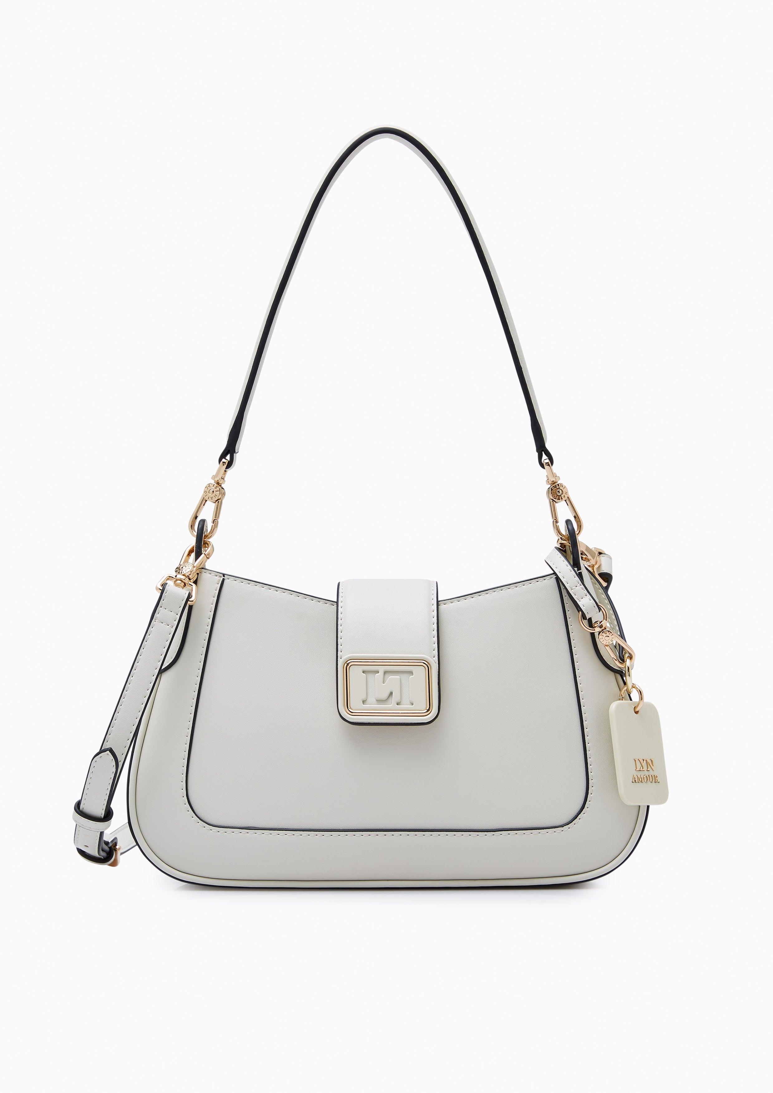 Taryn Shoulder Bag Ivory - Lyn TH