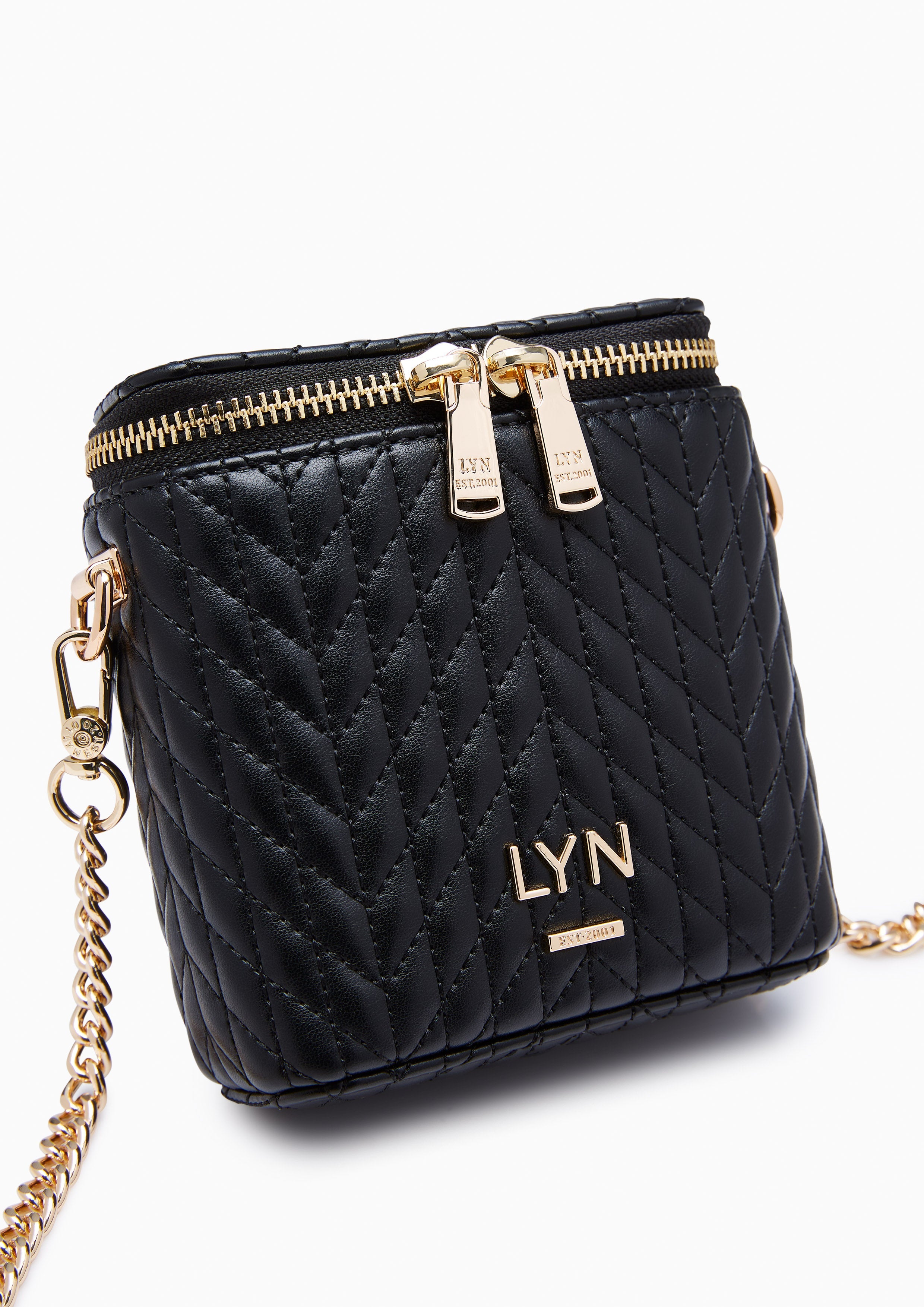 Cherri Veanity Crossbody Bag Black - Lyn TH