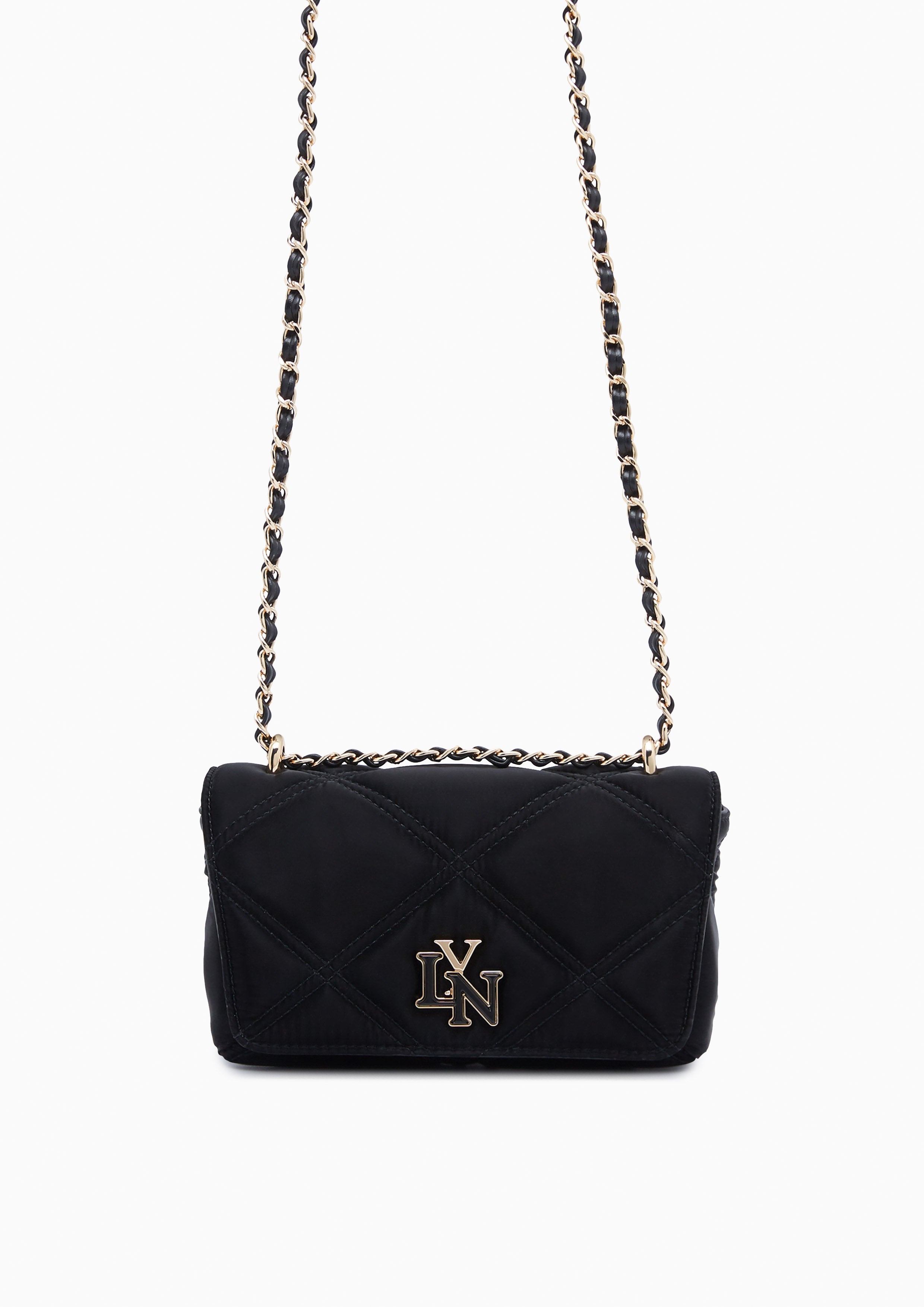 Maila Nylon Crossbody Bag Black - Lyn TH