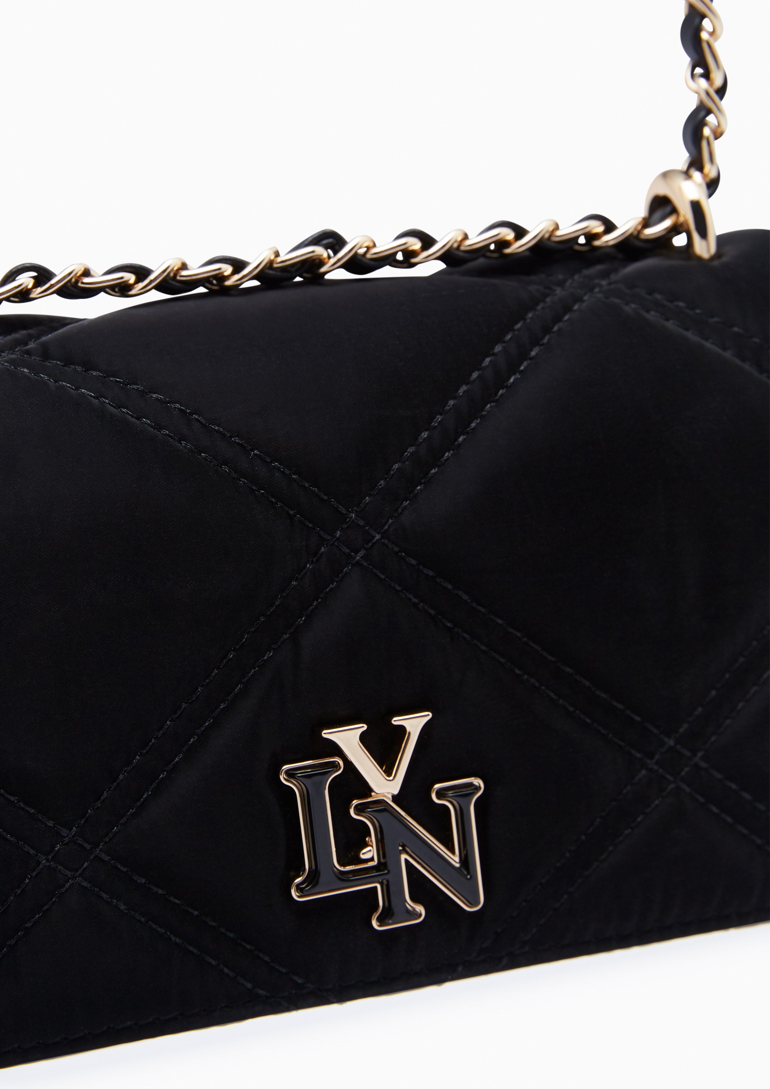 Maila Nylon Crossbody Bag Black - Lyn TH