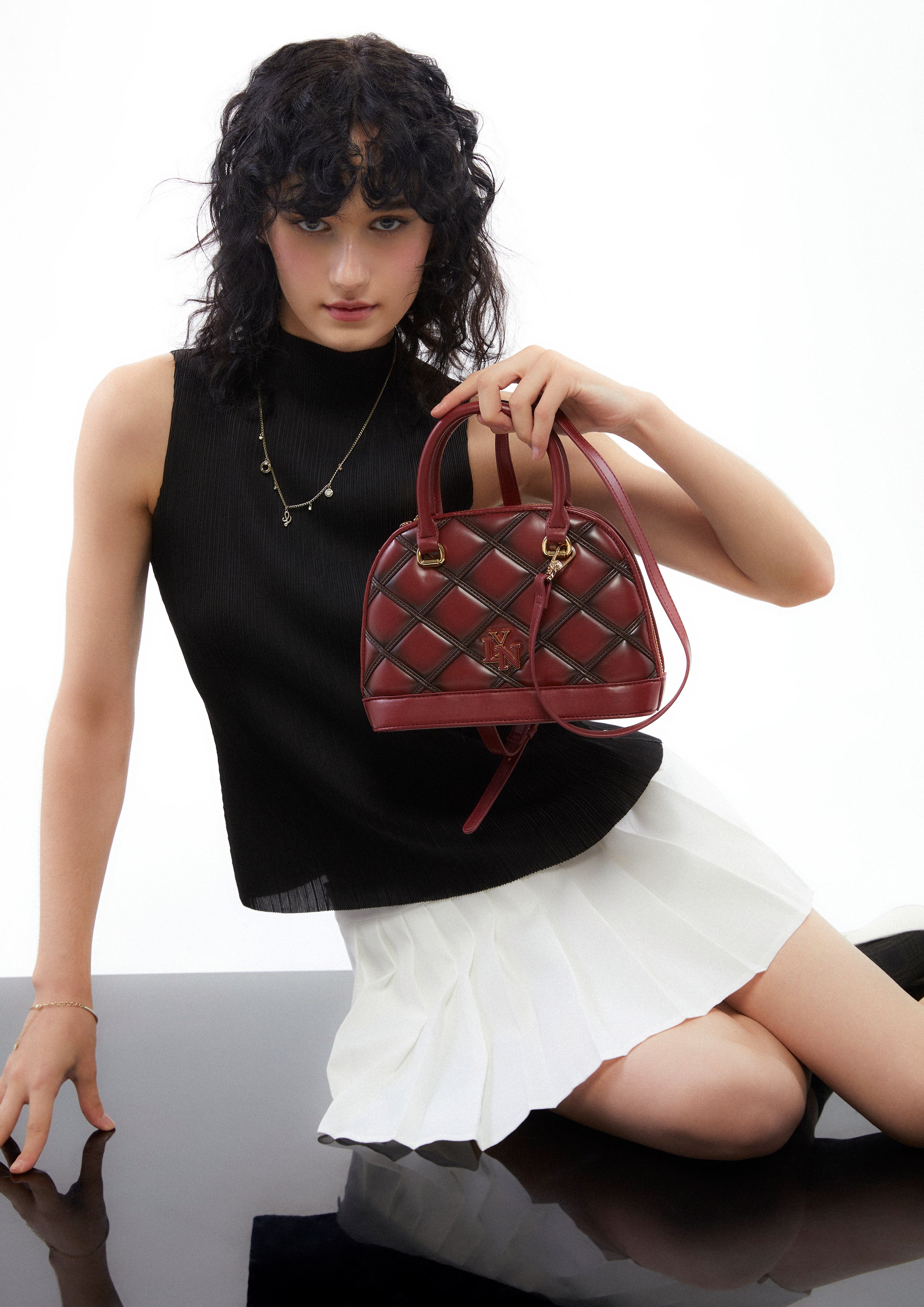 Maila Handbag Red - Lyn TH