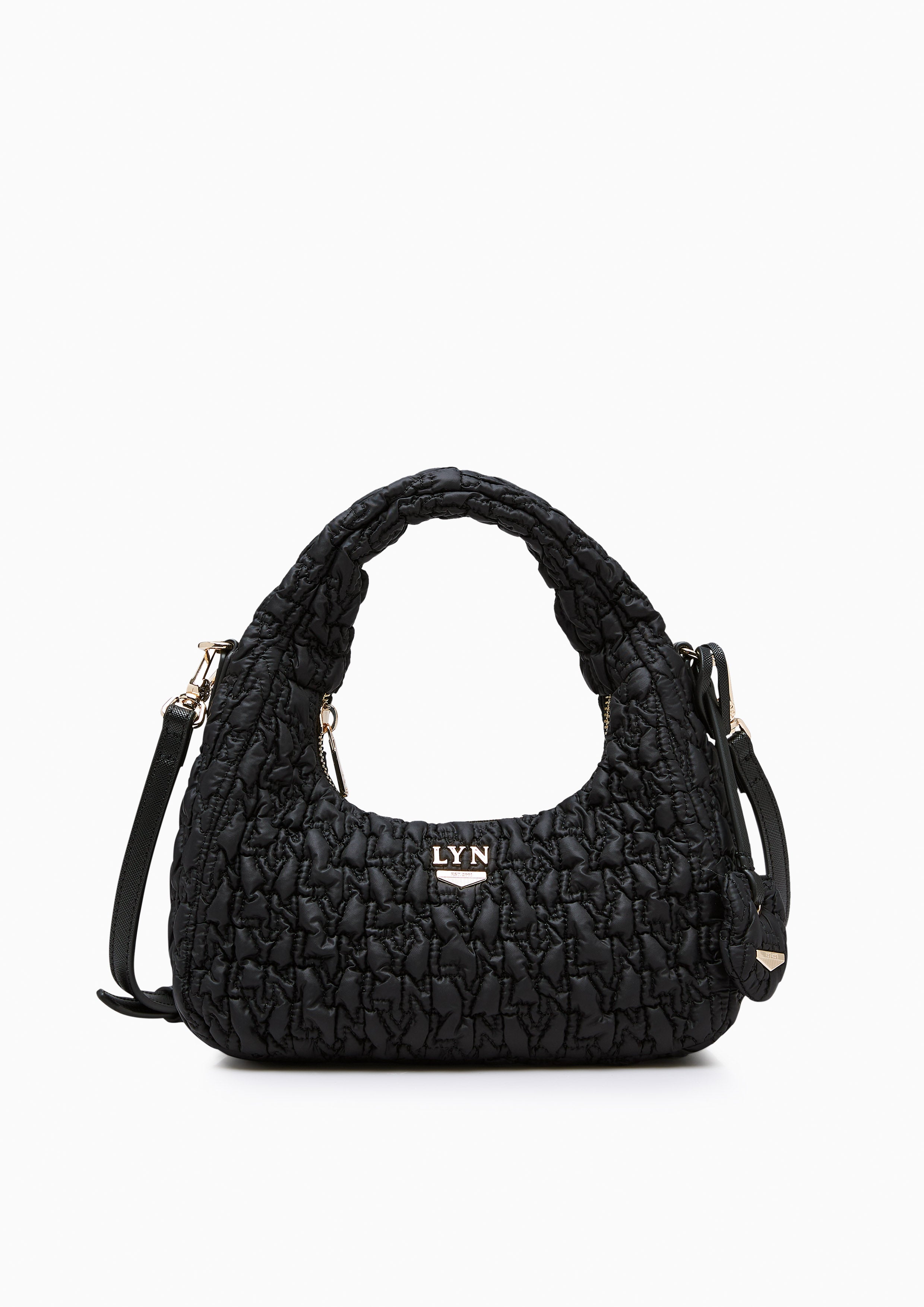 Roslyn Quilted Handbag Black - Lyn TH