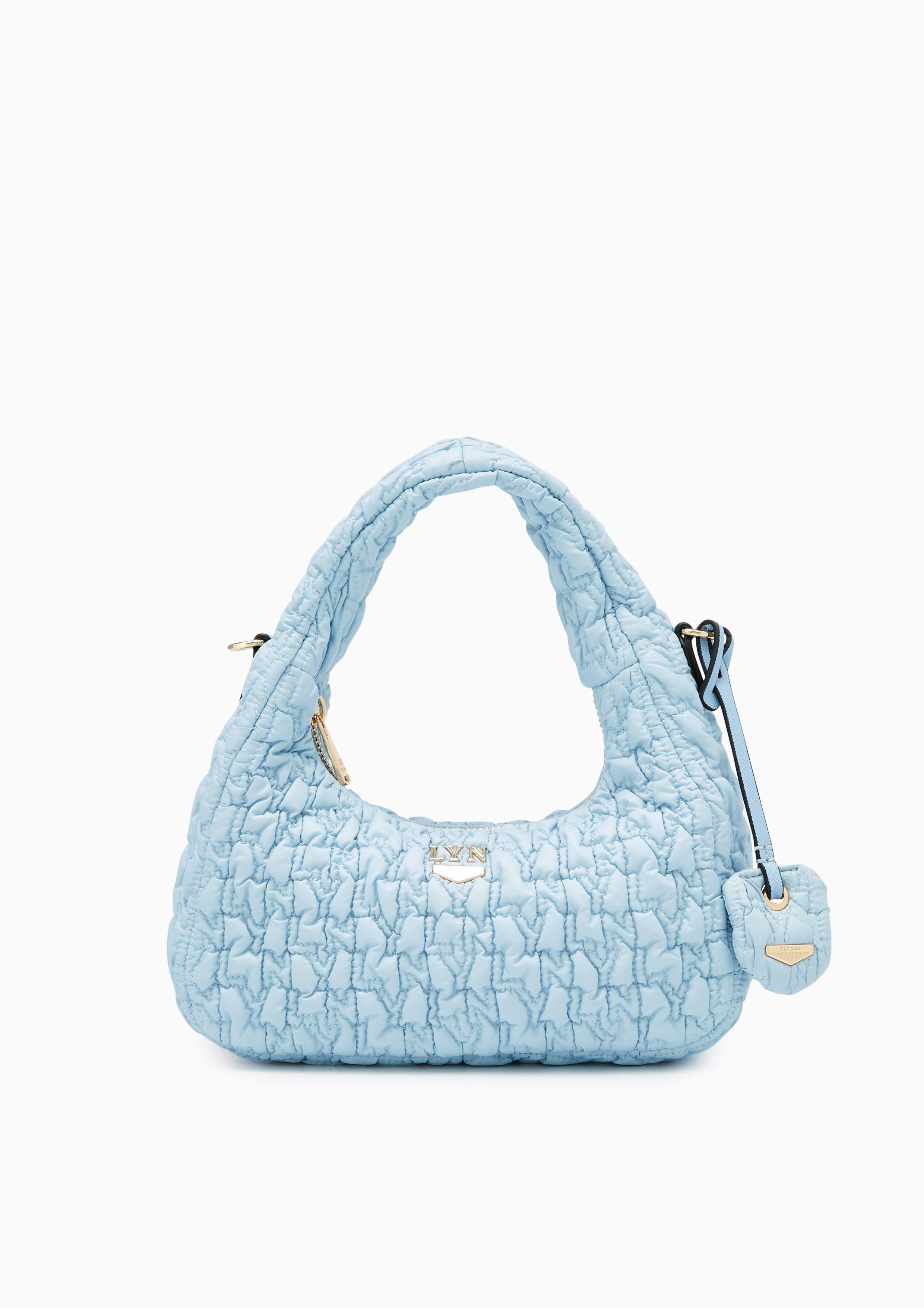 Roslyn Quilted Handbag Blue - Lyn TH