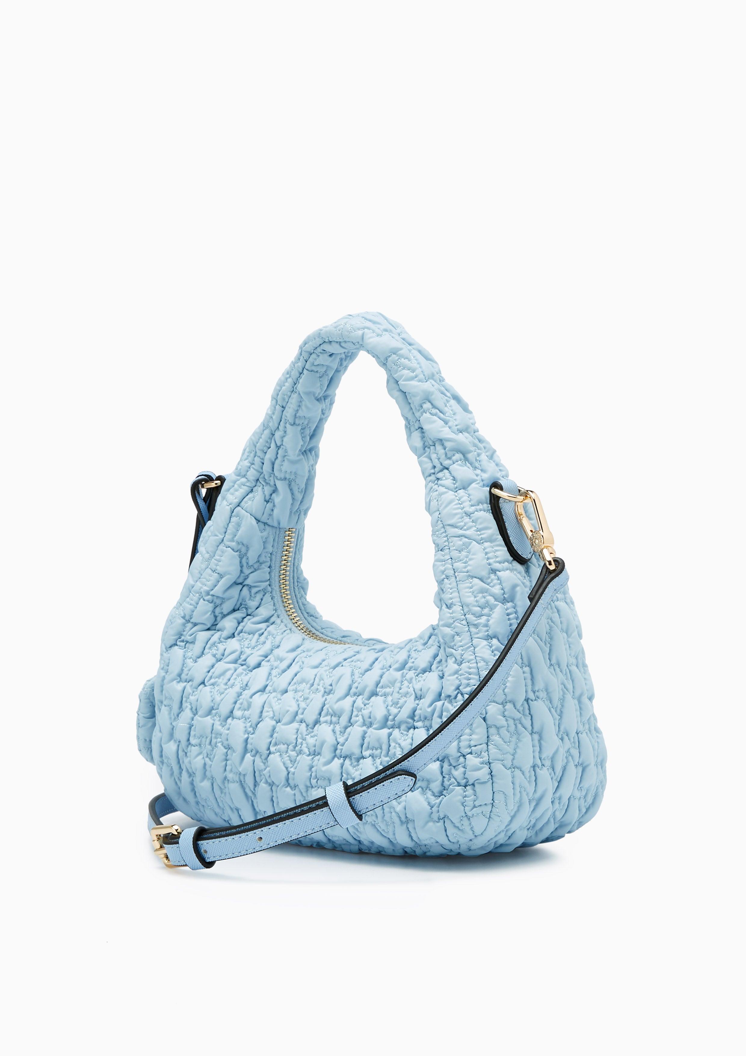 Roslyn Quilted Handbag Blue - Lyn TH