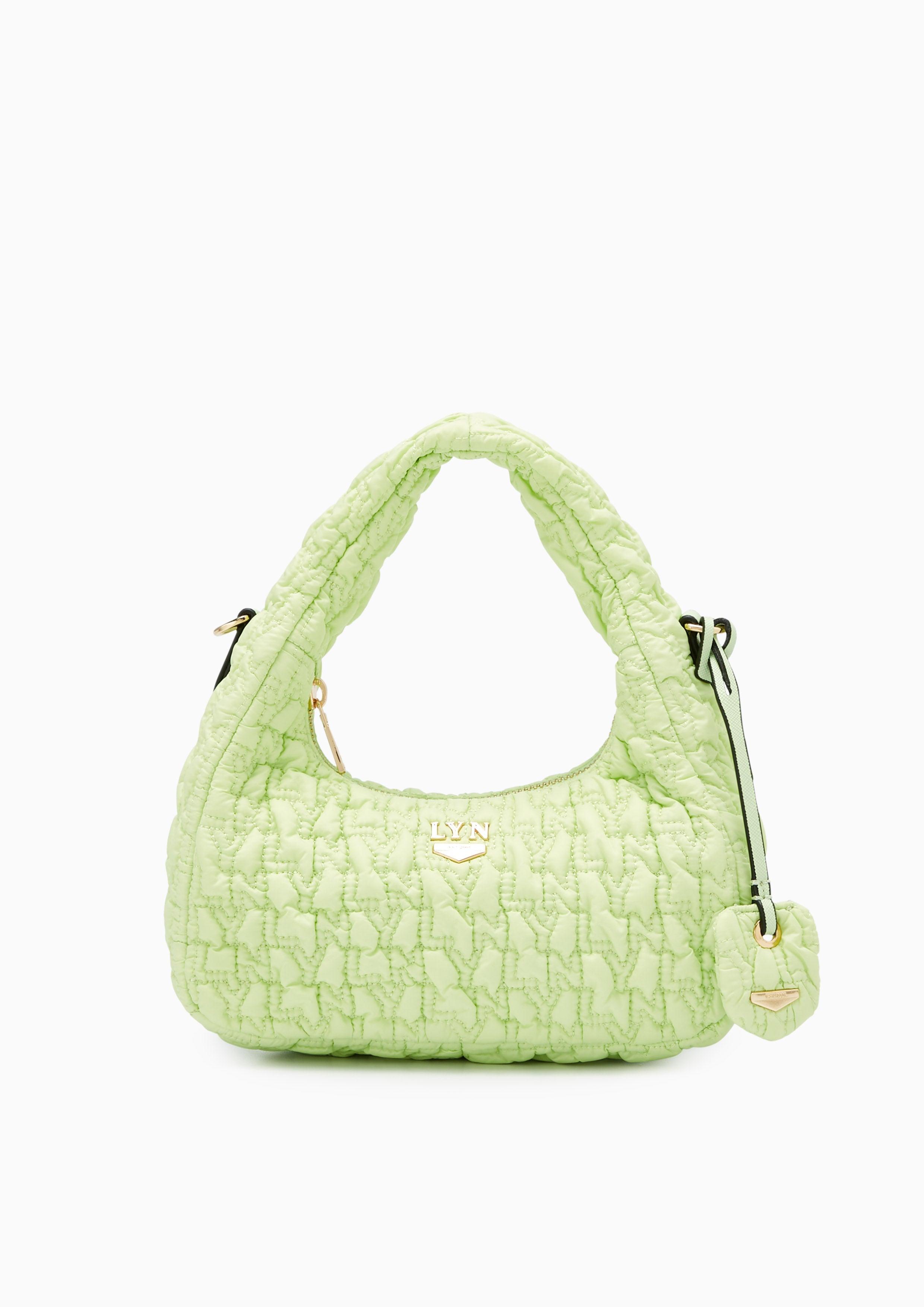 Roslyn Quilted Handbag Green - Lyn TH