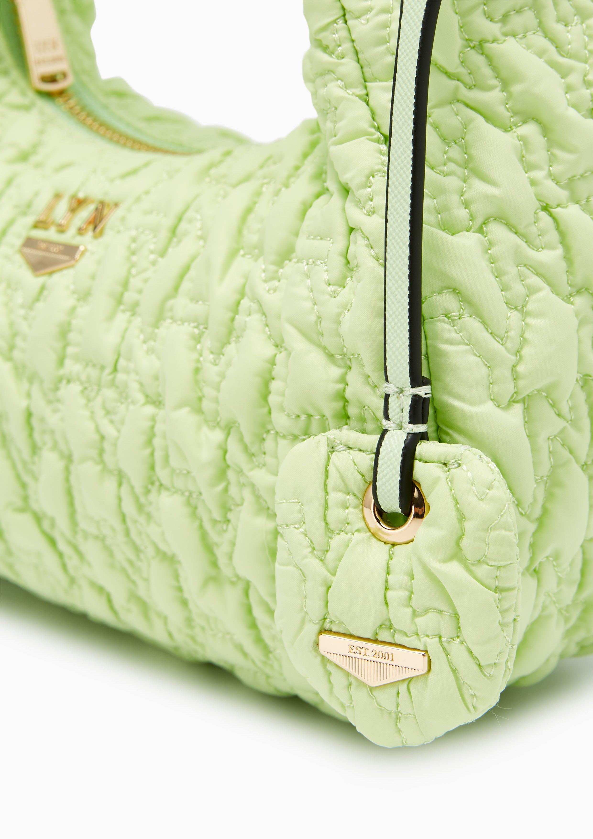 Roslyn Quilted Handbag Green - Lyn TH