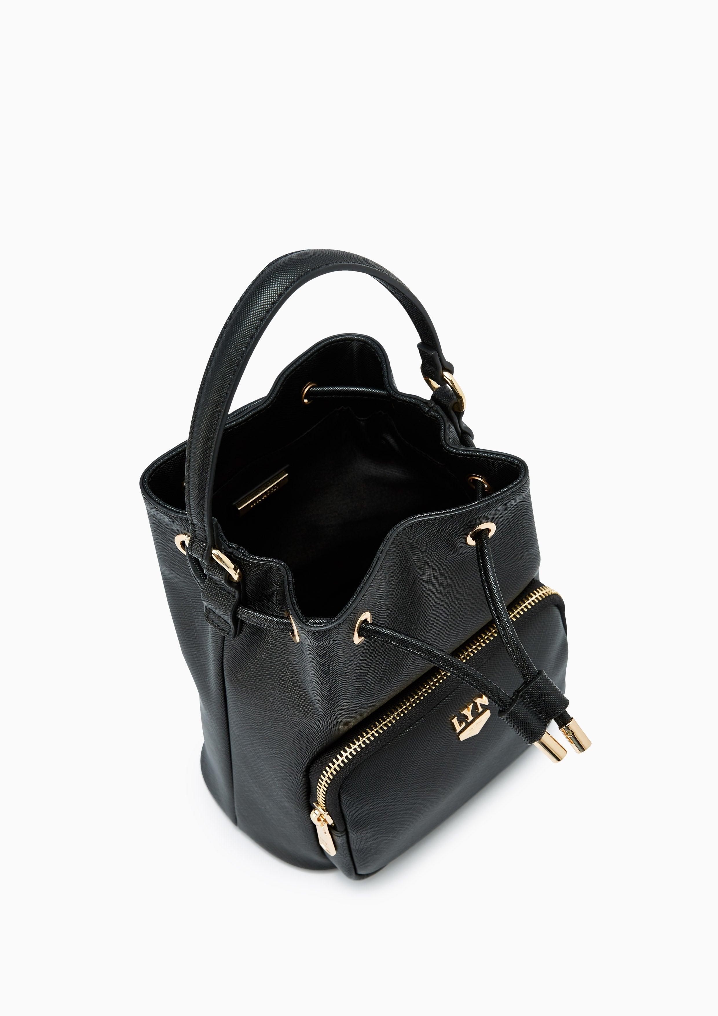 Roslyn 24 Bucket Bag Black - Lyn TH