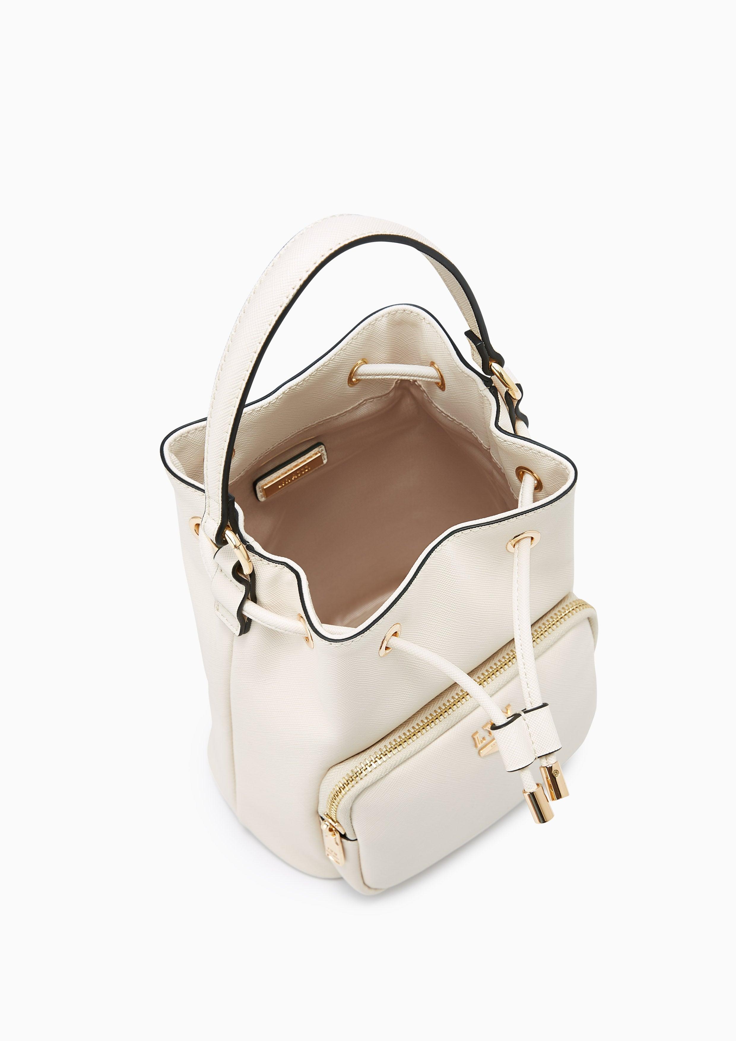 Roslyn 24 Bucket Bag Ivory - Lyn TH