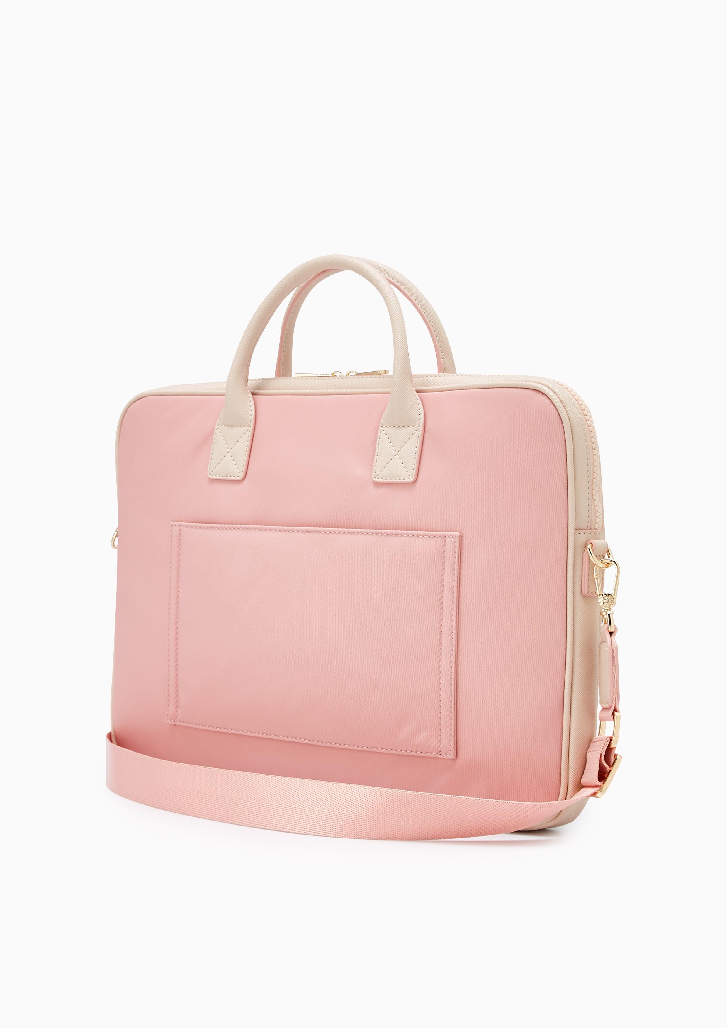 Roslyn Nylon Laptop Briefcase Light Pink - Lyn TH