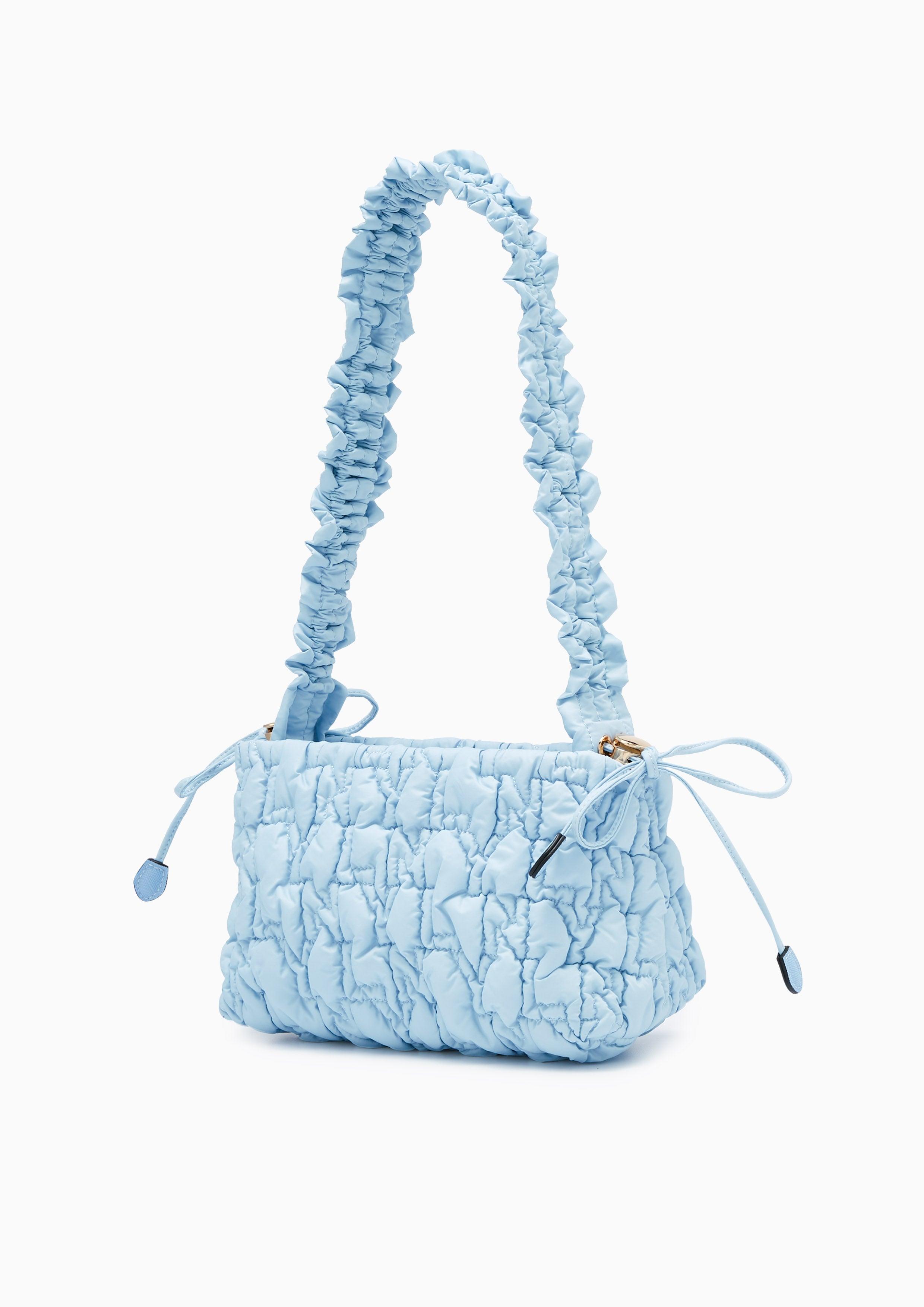 Roslyn Quilted Shoulder Bag Blue - Lyn TH