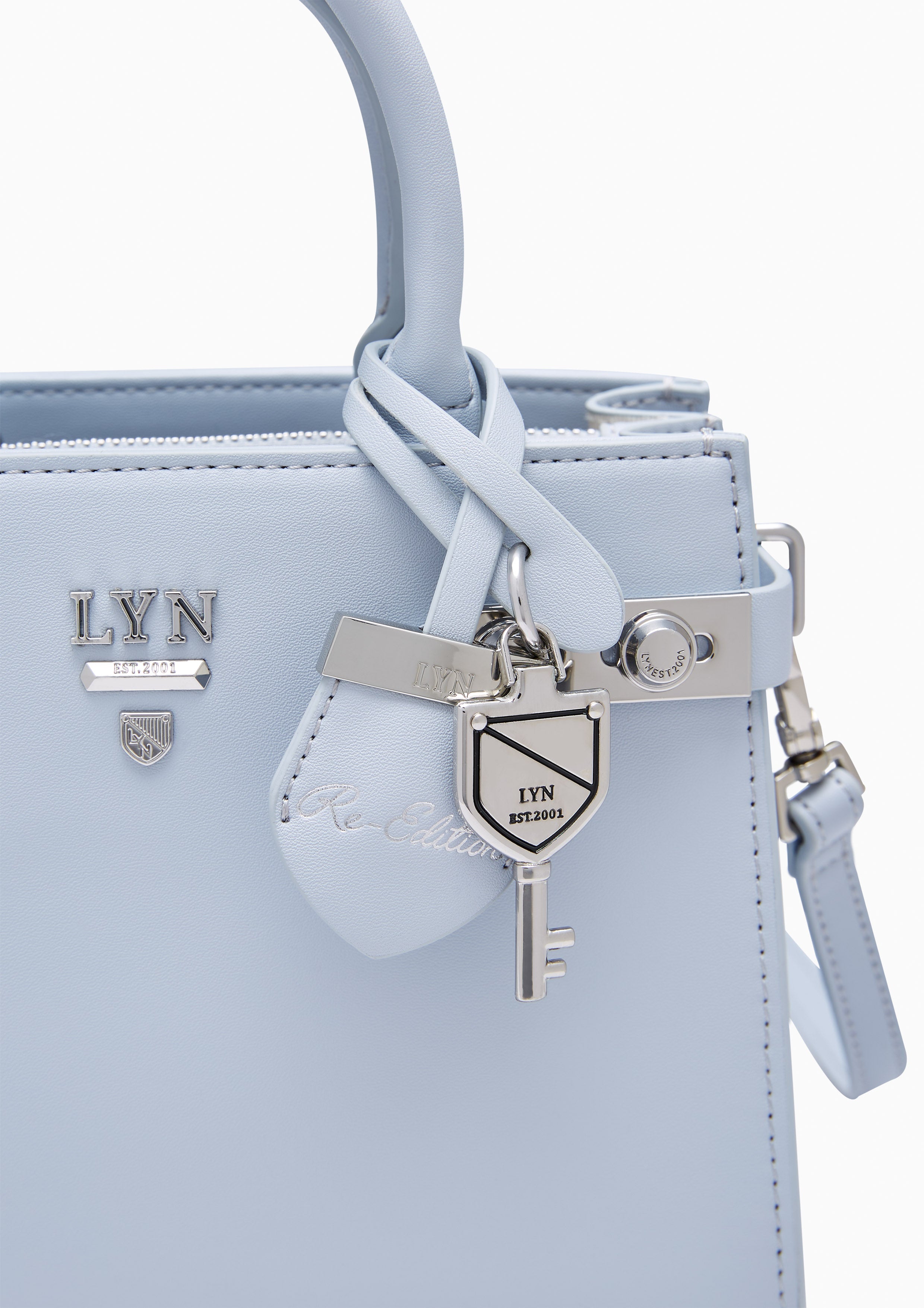 Re-Edit Ray Fineness Flap S Crossbody Bag Light Blue - Lyn TH