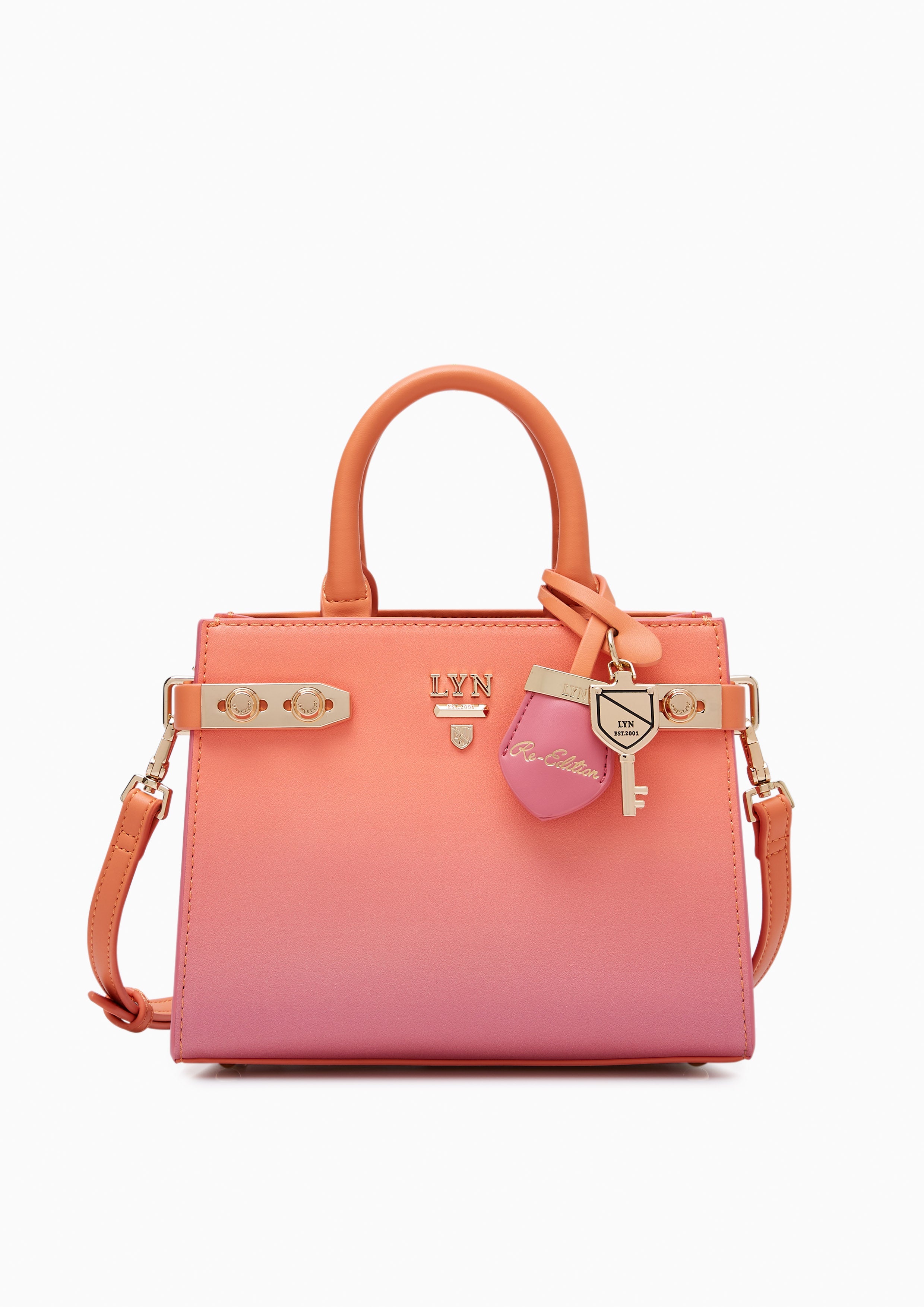 Re-Edit Ray Fineness Flap S Crossbody Bag Pink - Lyn TH