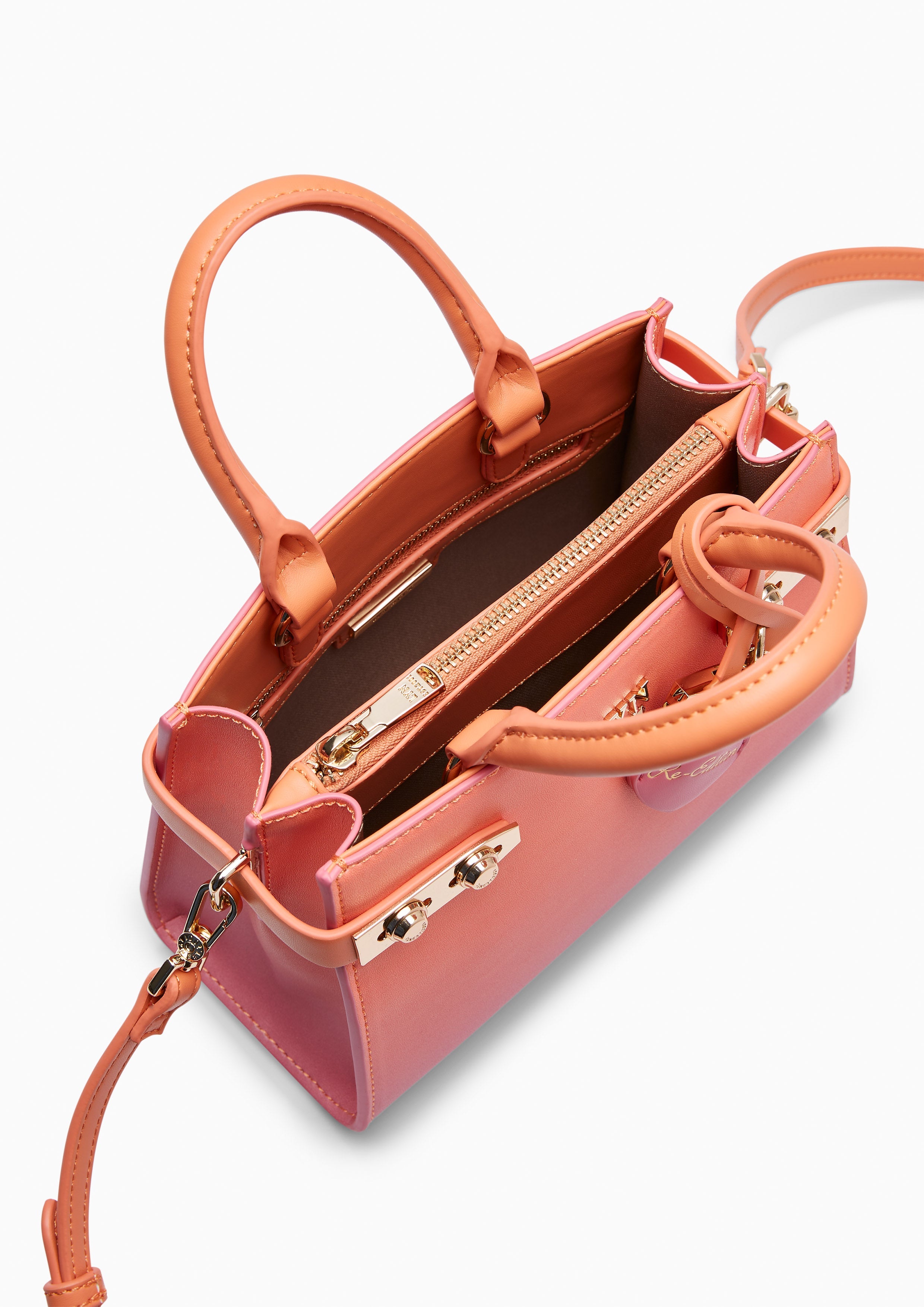 Re-Edit Ray Fineness Flap S Crossbody Bag Pink - Lyn TH