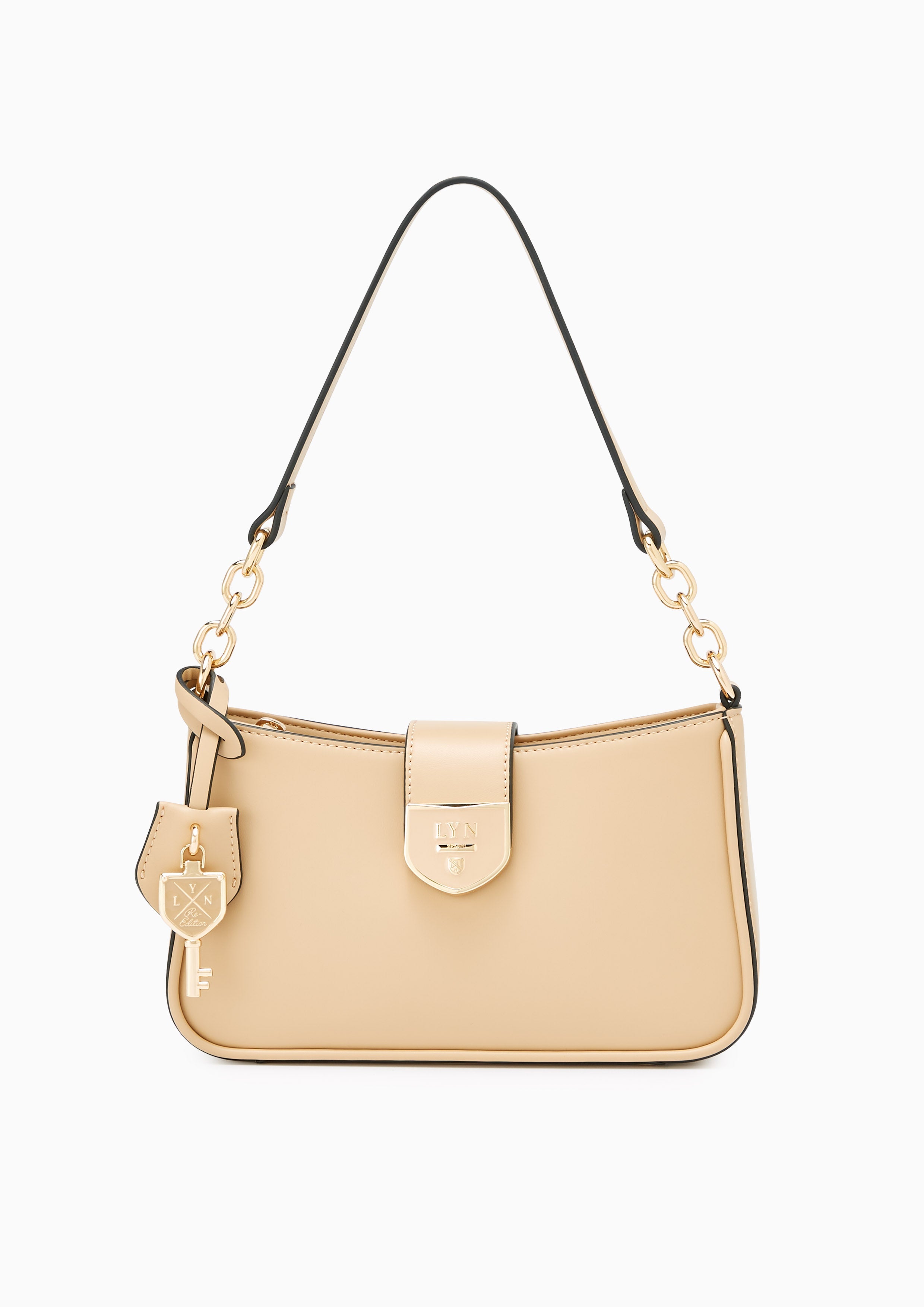 Re-Edit Ray Atella Shoulder Bag Dark Beige - Lyn TH