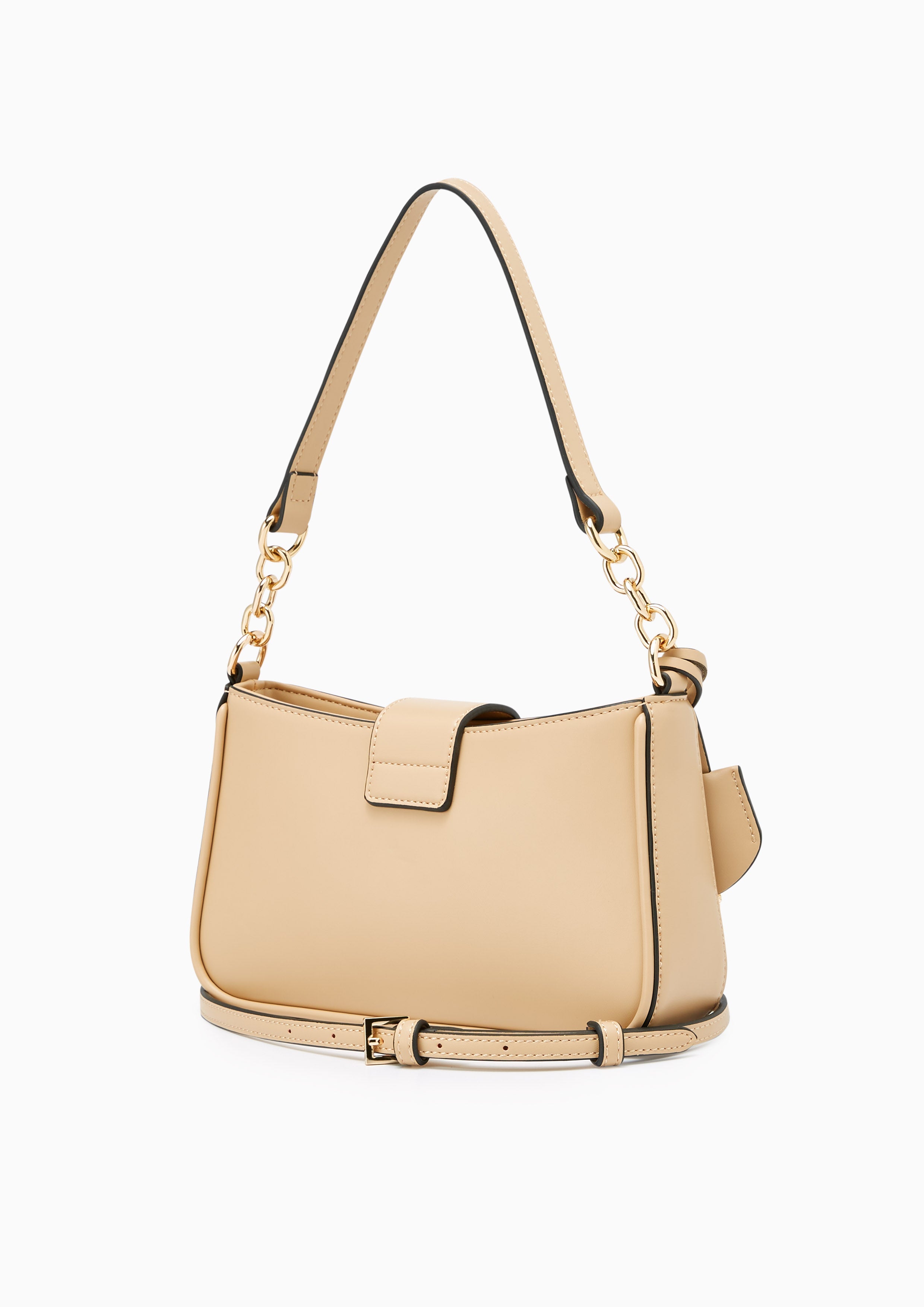 Re-Edit Ray Atella Shoulder Bag Dark Beige - Lyn TH