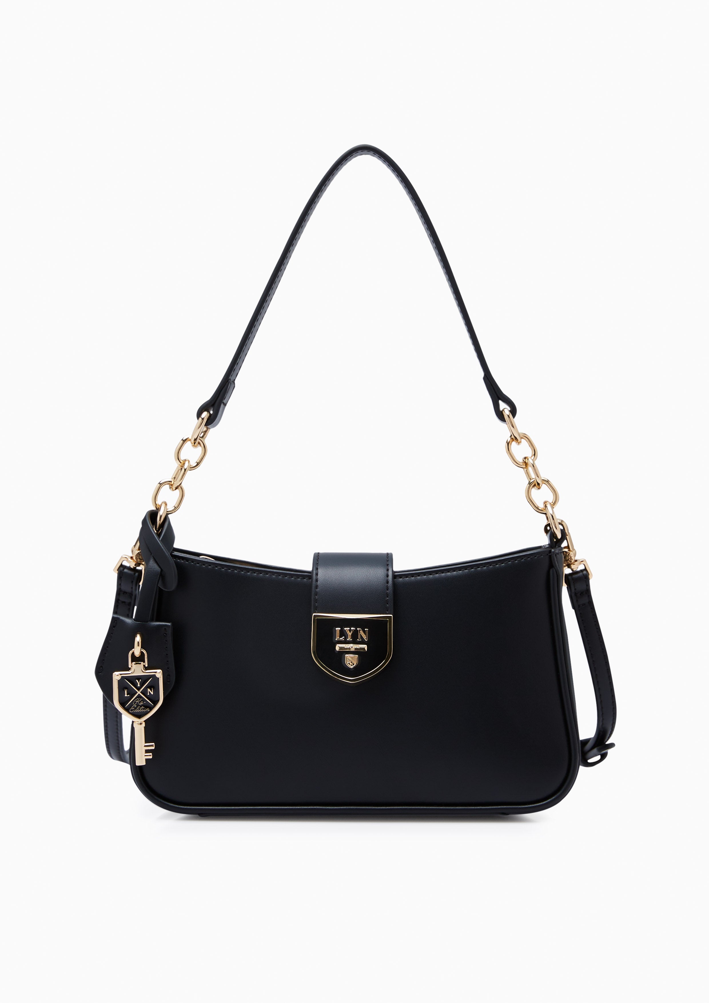 Re-Edit Ray Atella Shoulder Bag Black - Lyn TH