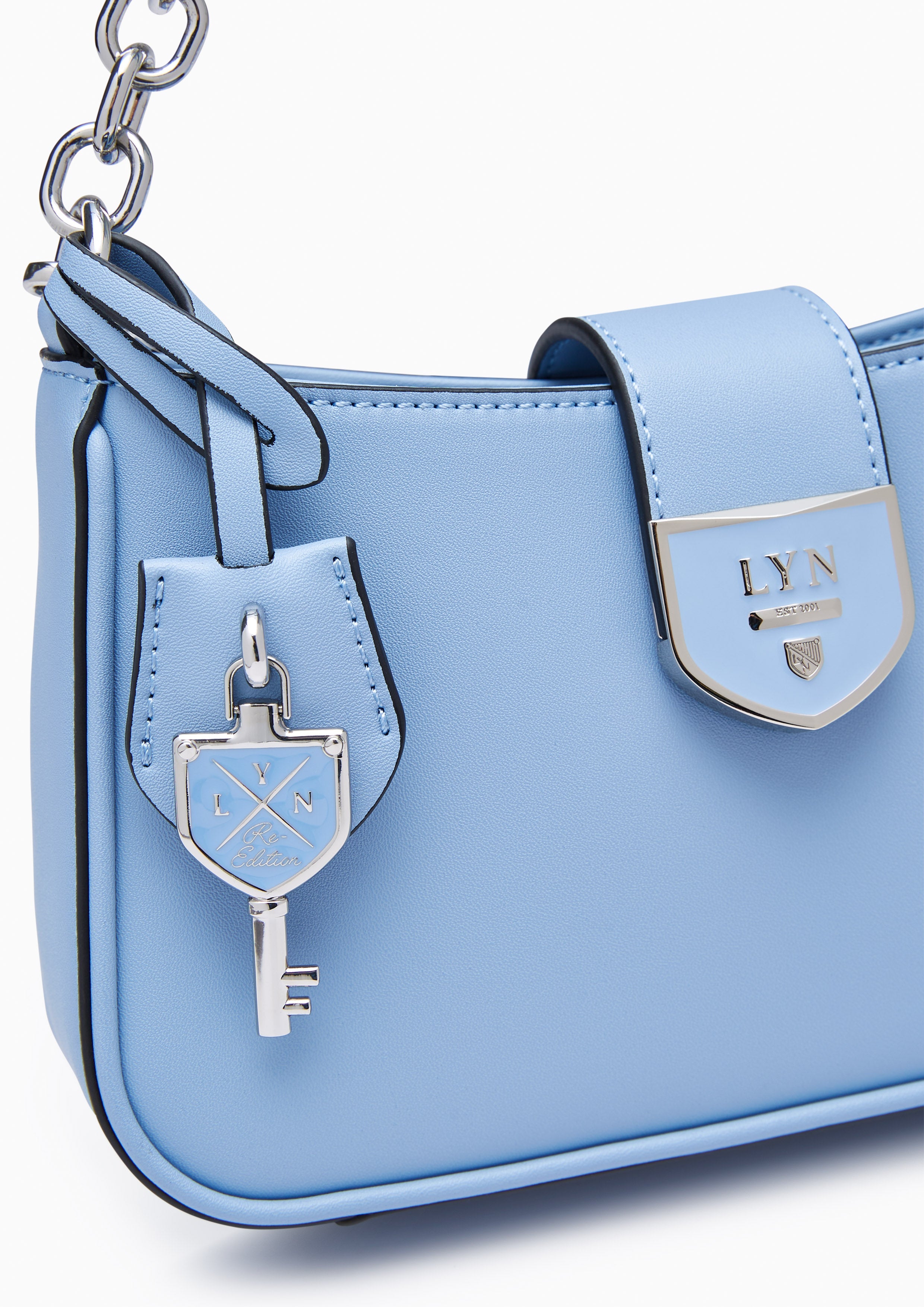 Re-Edit Ray Atella Shoulder Bag Blue - Lyn TH