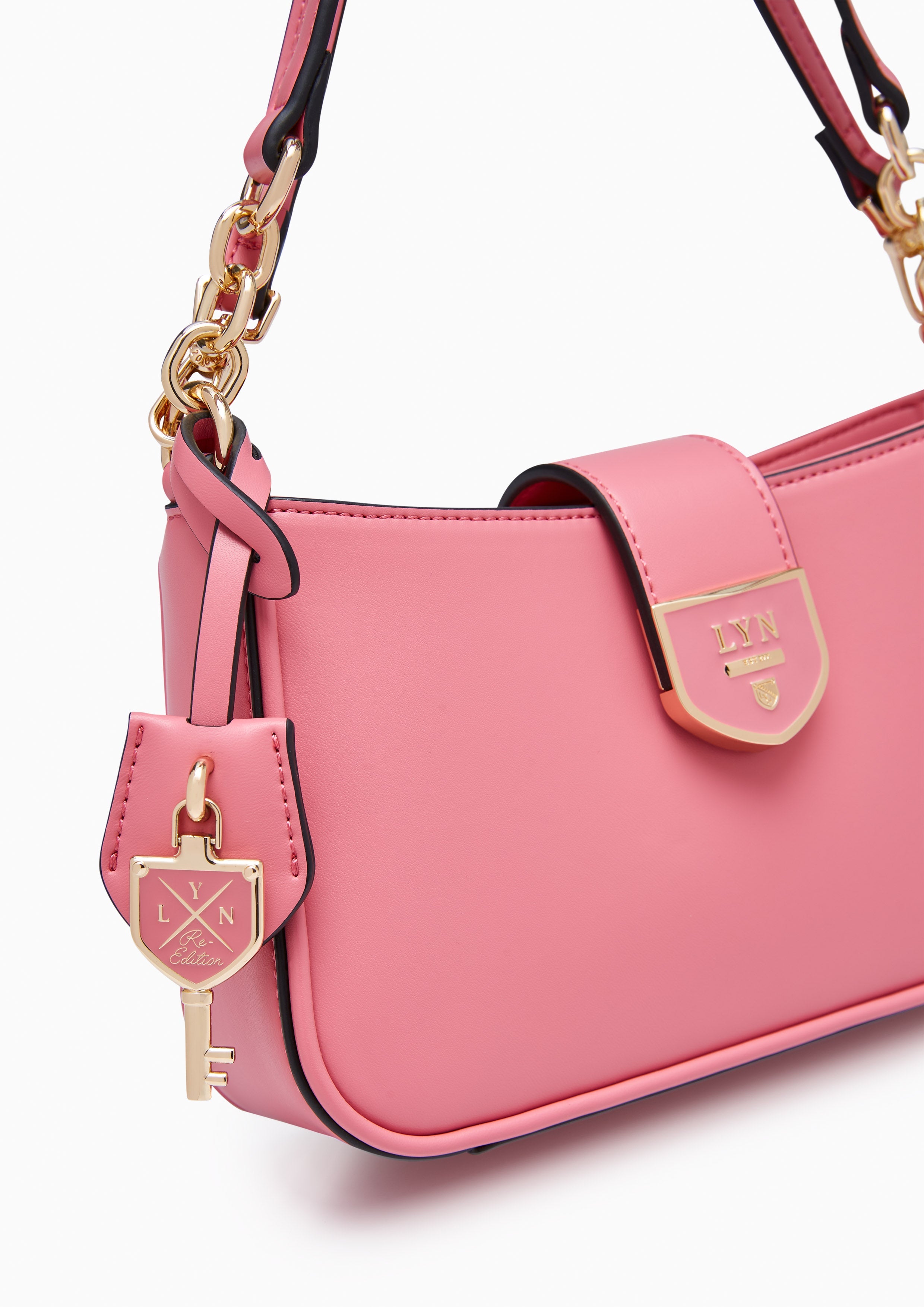 Re-Edit Ray Atella Shoulder Bag Pink - Lyn TH