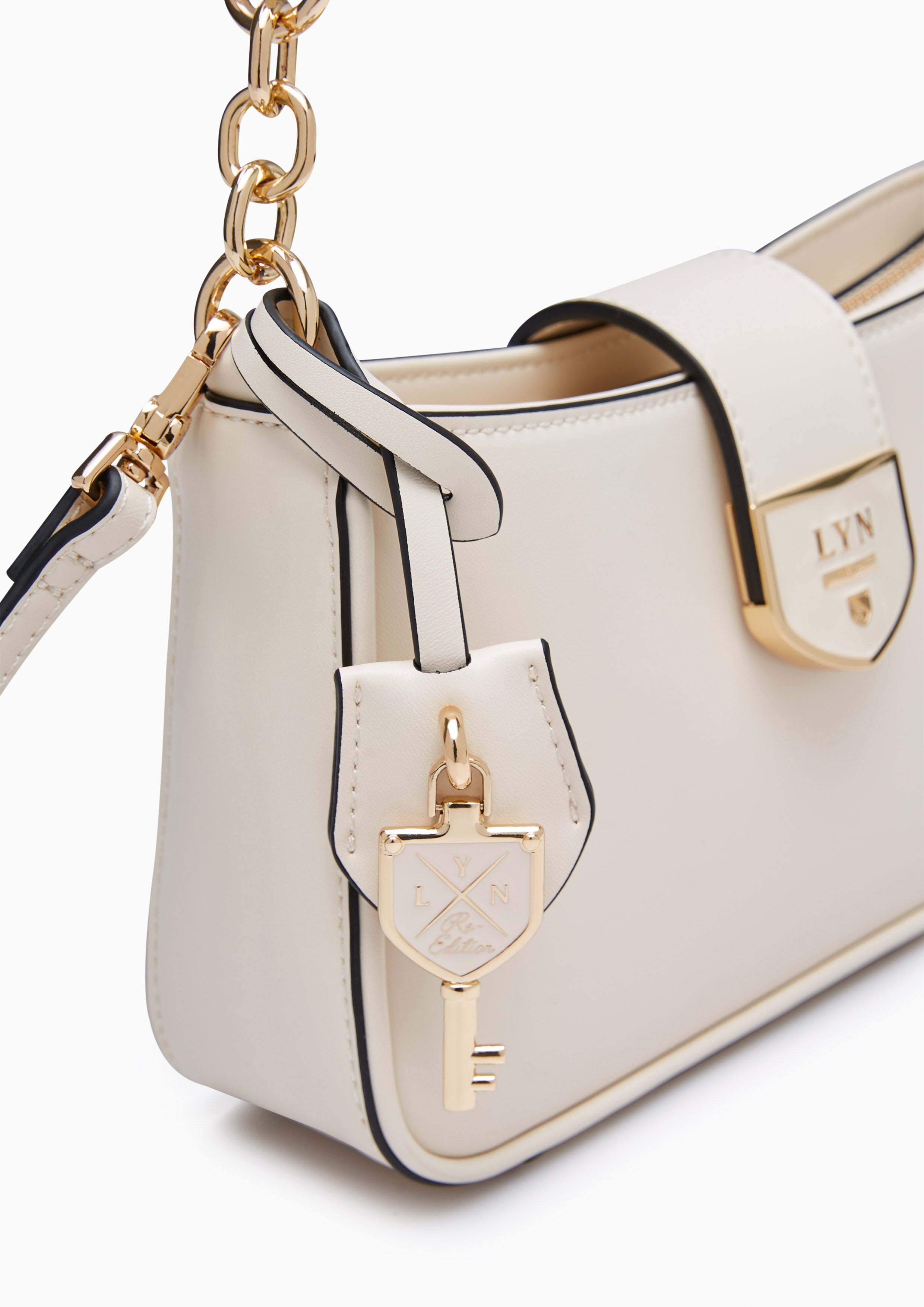 Re-Edit Ray Atella Shoulder Bag Ivory - Lyn TH