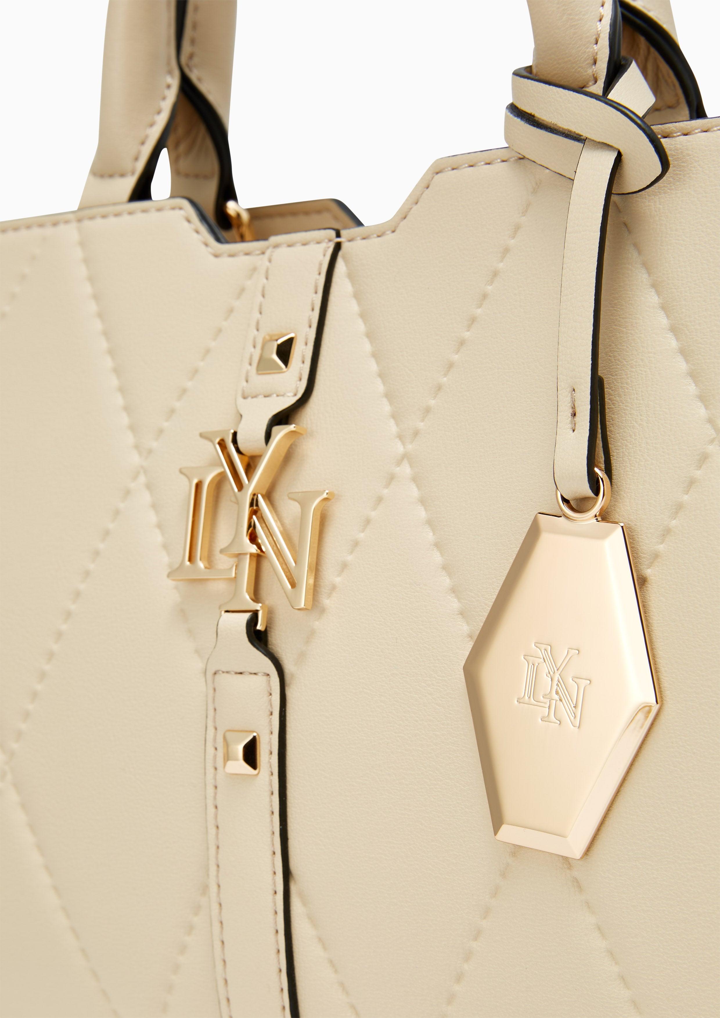 Galactiga Quilt Handbag M Beige