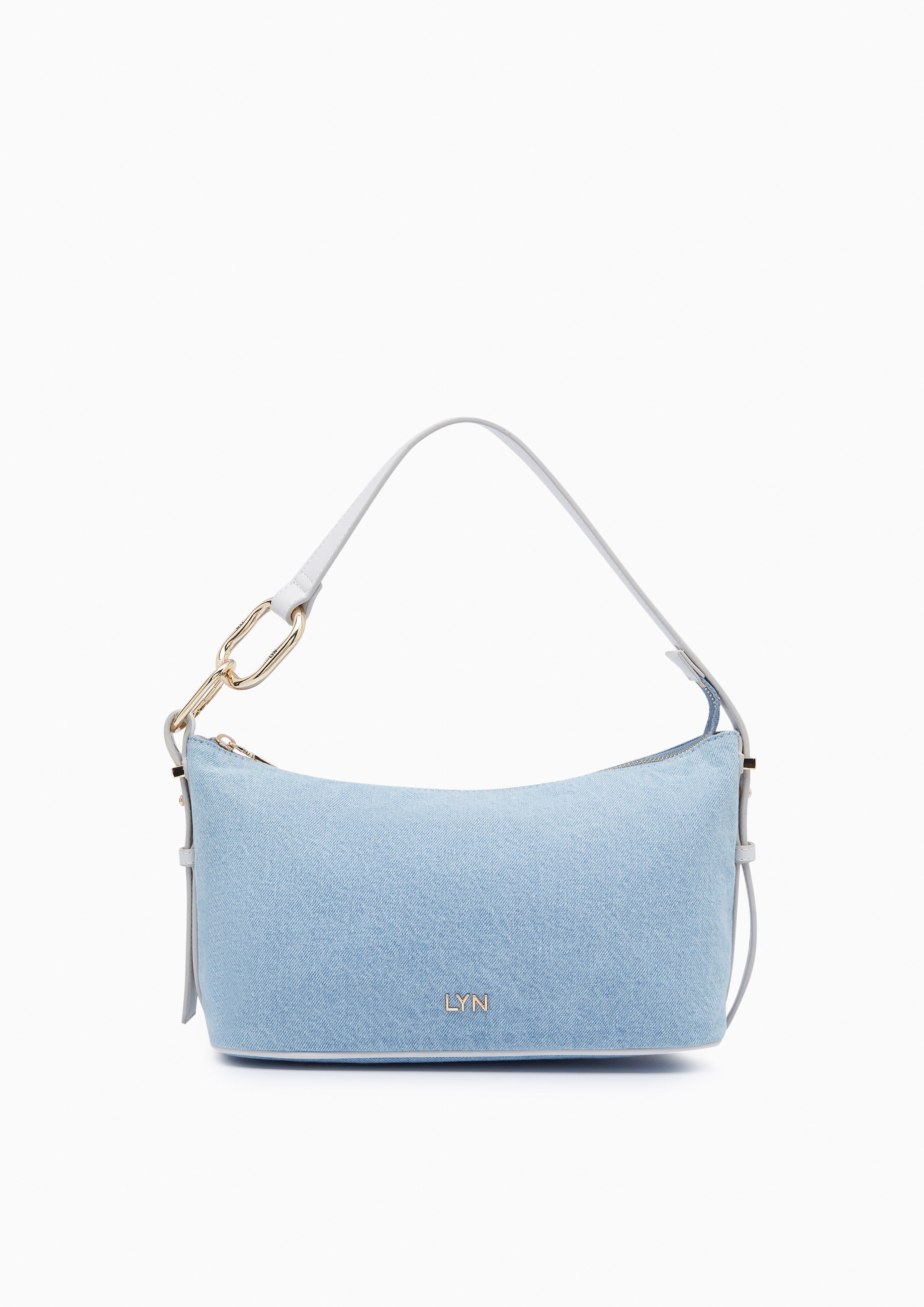 Rene Denim Shoulder M Shoulderbag Blue - Lyn TH