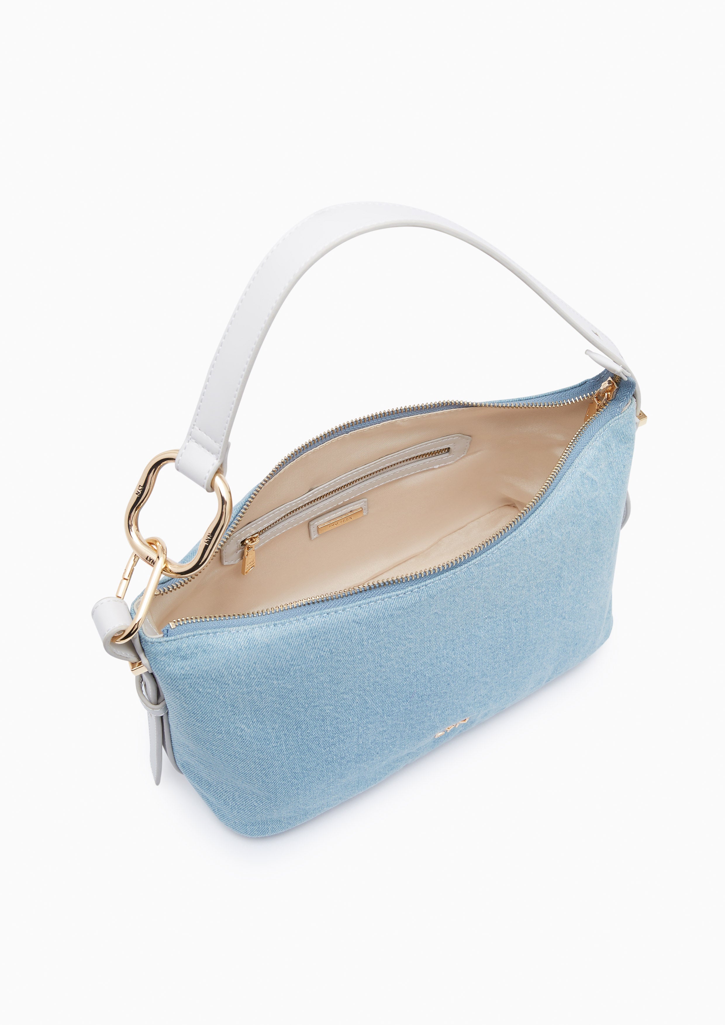 Rene Denim Shoulder M Shoulderbag Blue - Lyn TH