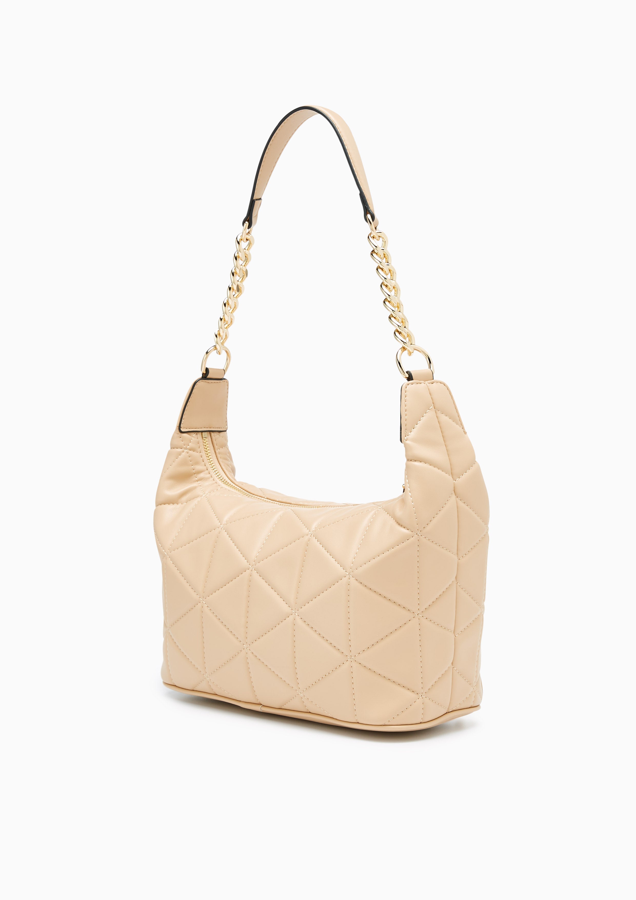 Trinity Glow L Shoulder Bag Beige - Lyn TH