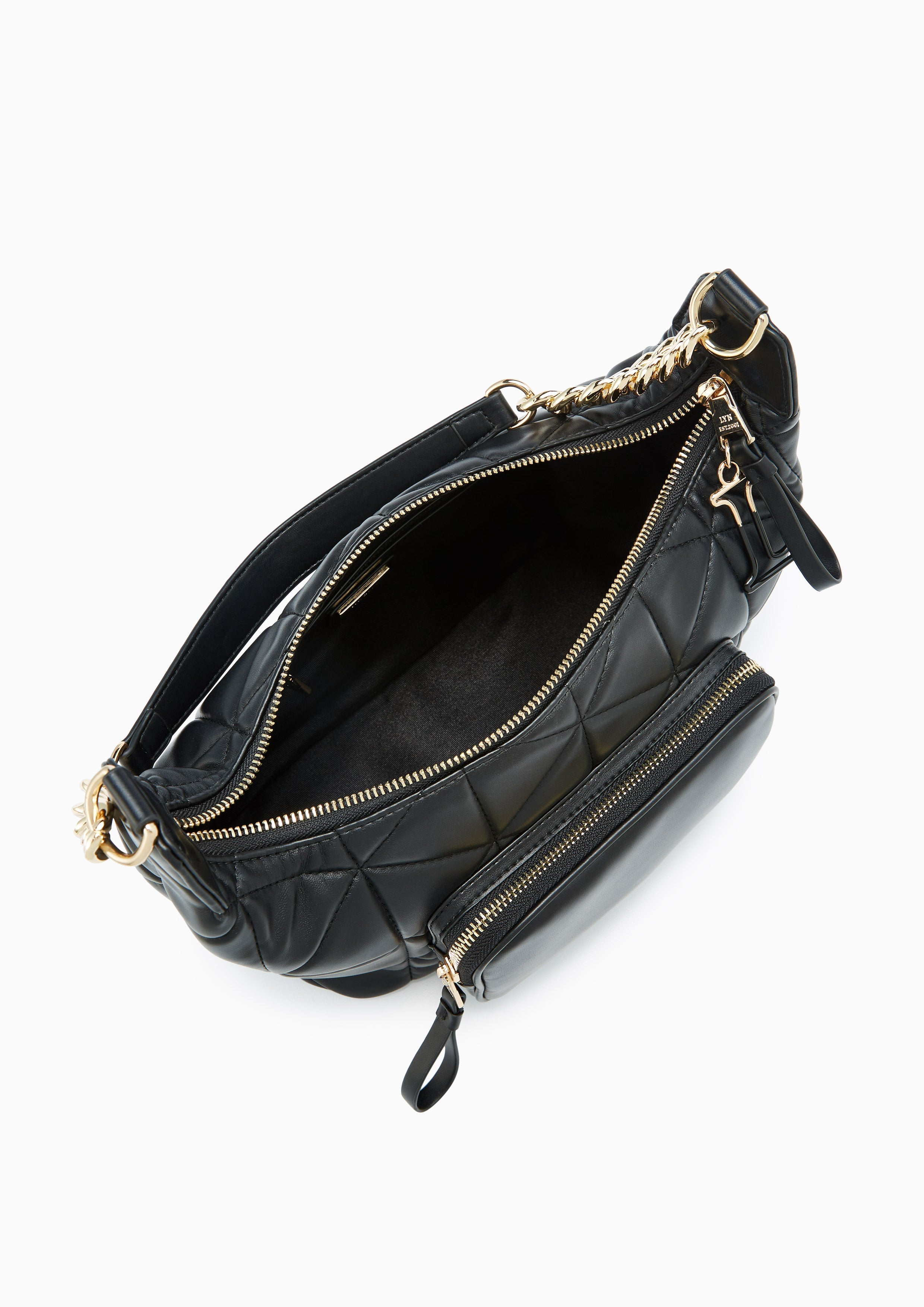 Trinity Glow L Shoulder Bag Black - Lyn TH