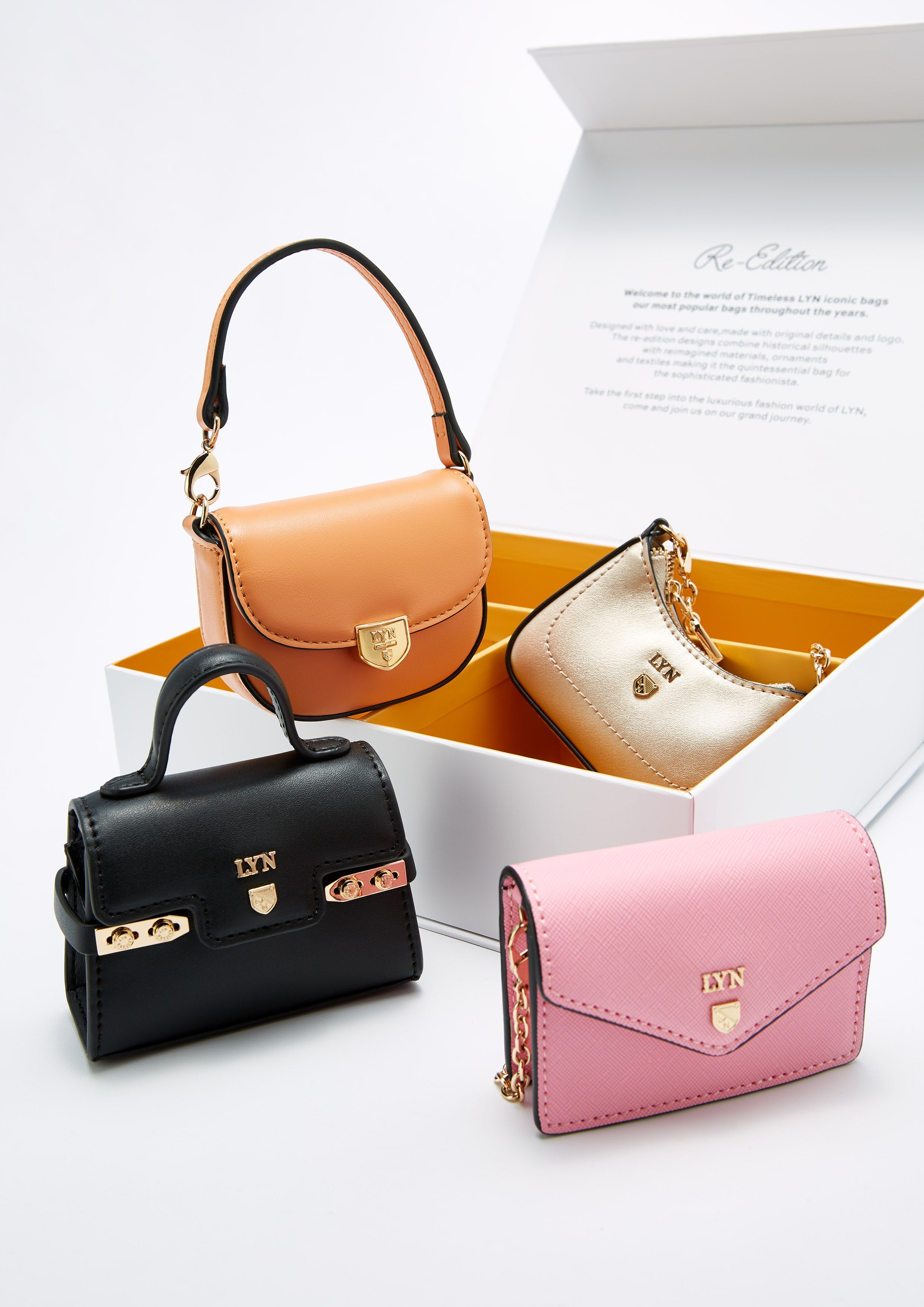 Re-Edition Mini Bag Set Multi Color - Lyn TH