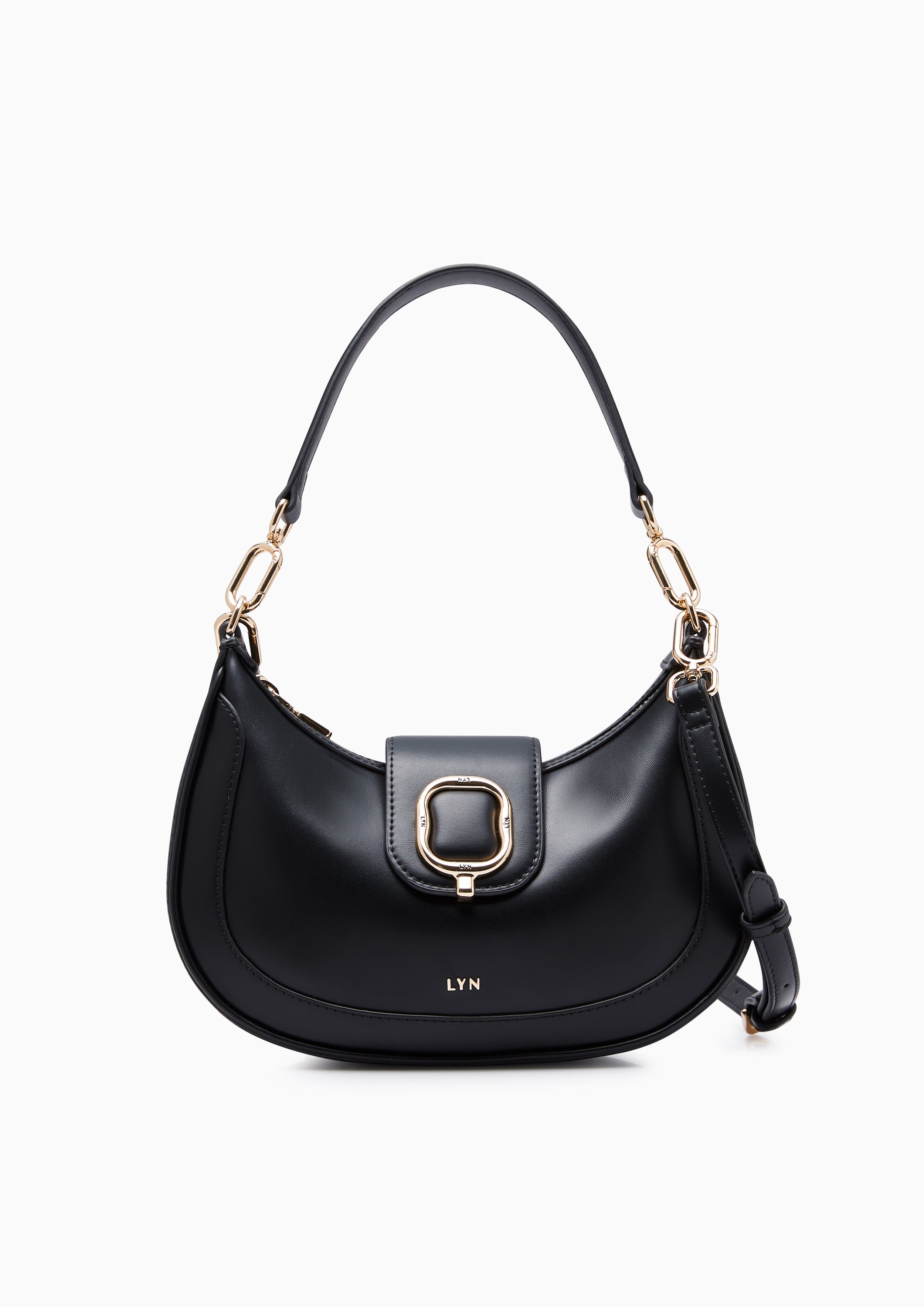 Pola M Shoulder Bag Black - Lyn TH