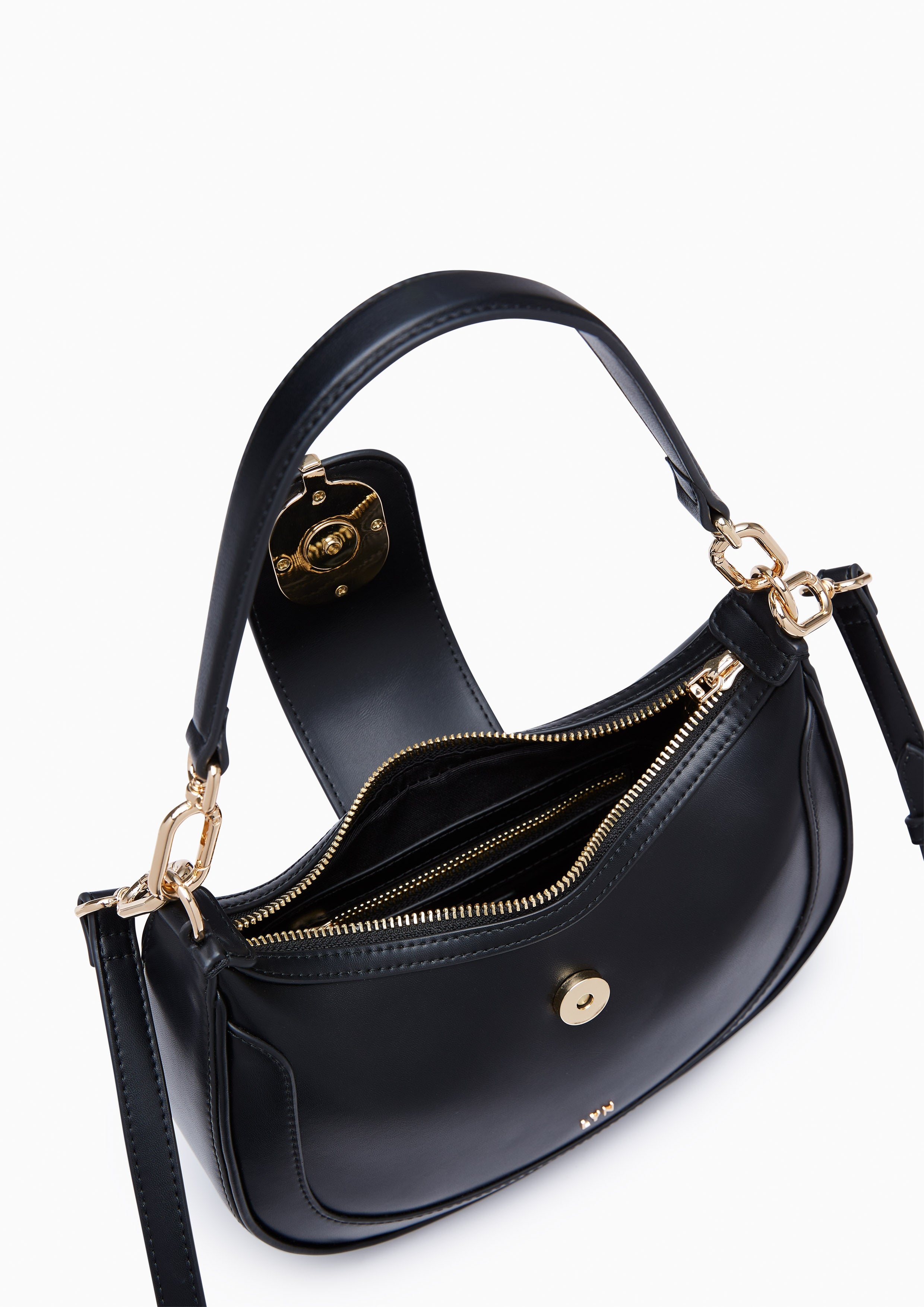 Pola M Shoulder Bag Black - Lyn TH