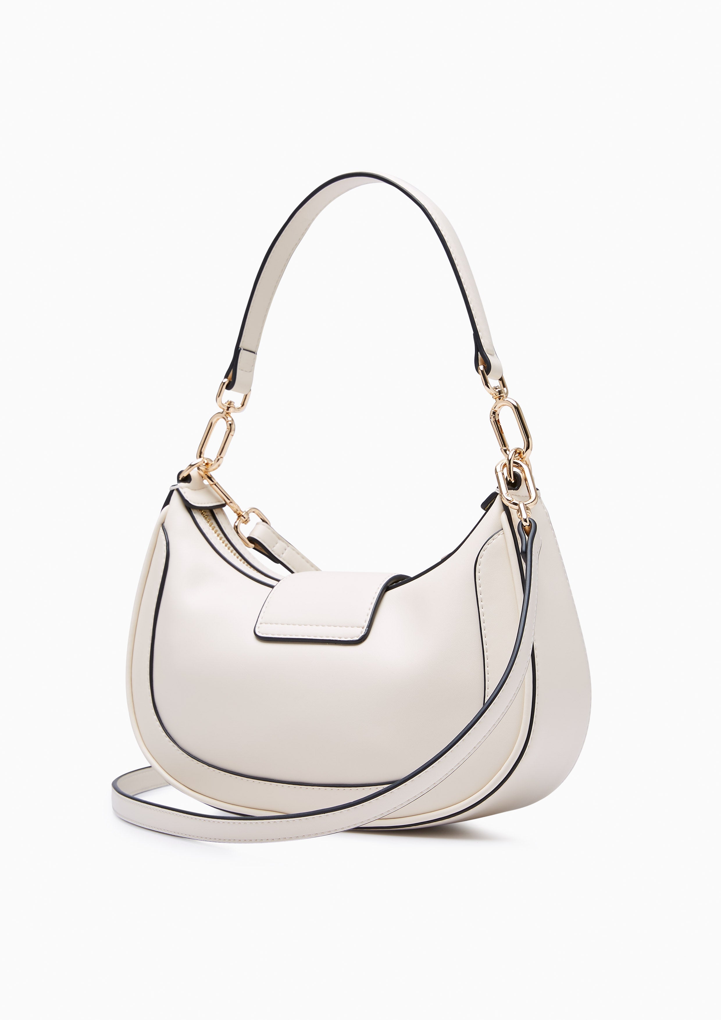 Pola M Shoulder Bag Ivory - Lyn TH