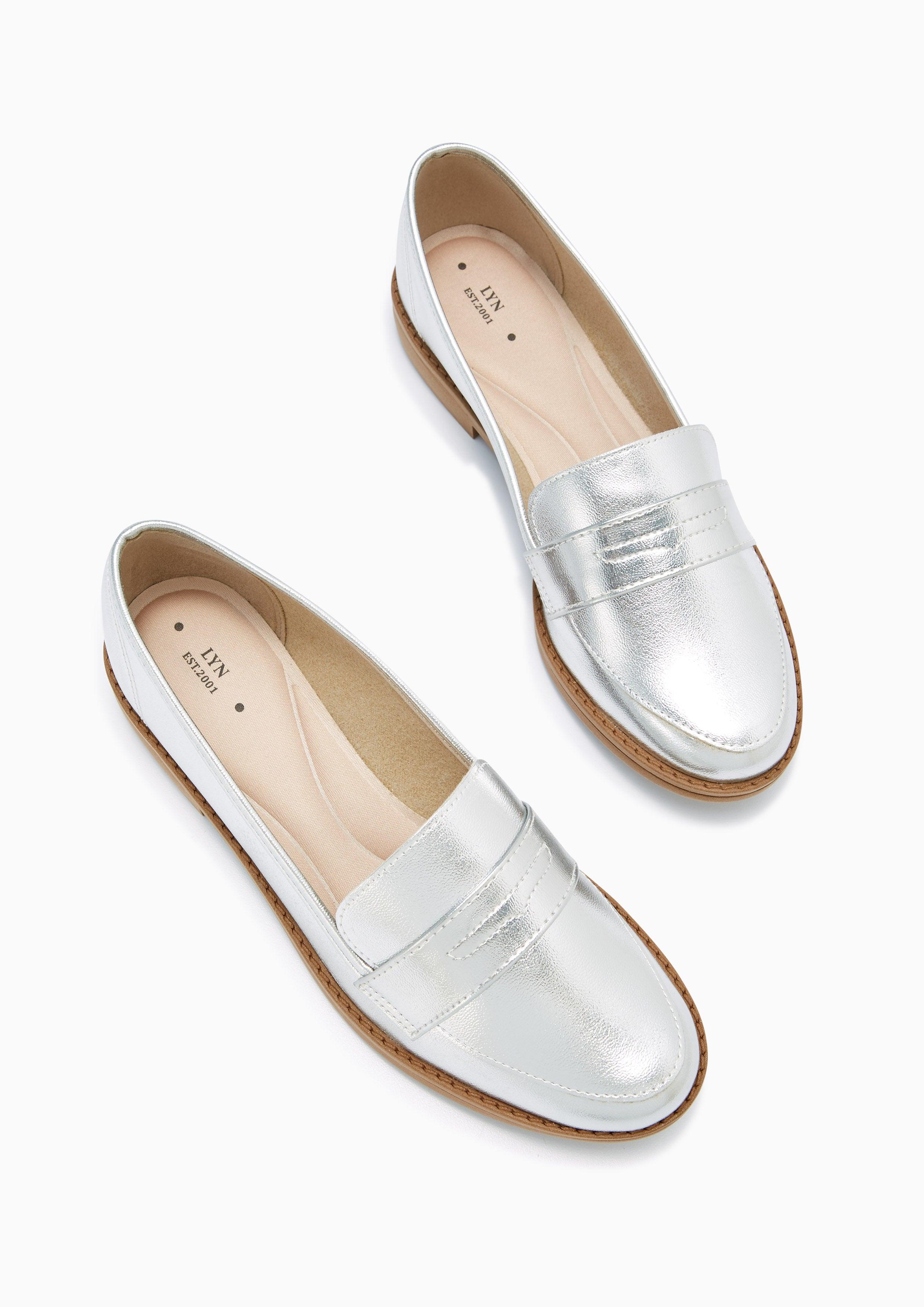 Banker Loafers Silver - Lyn TH