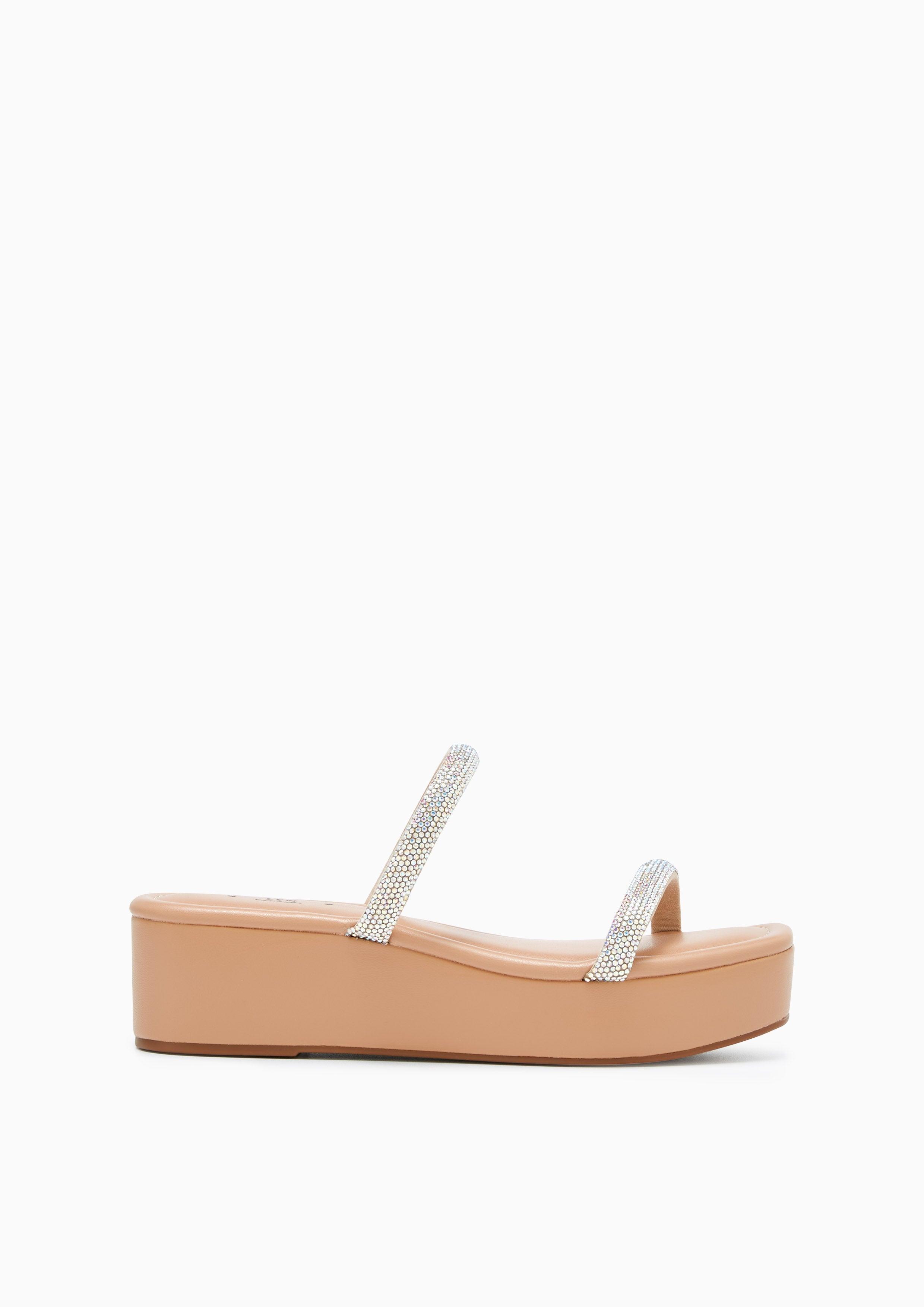 Bio Platform Sandals Nude - Lyn TH