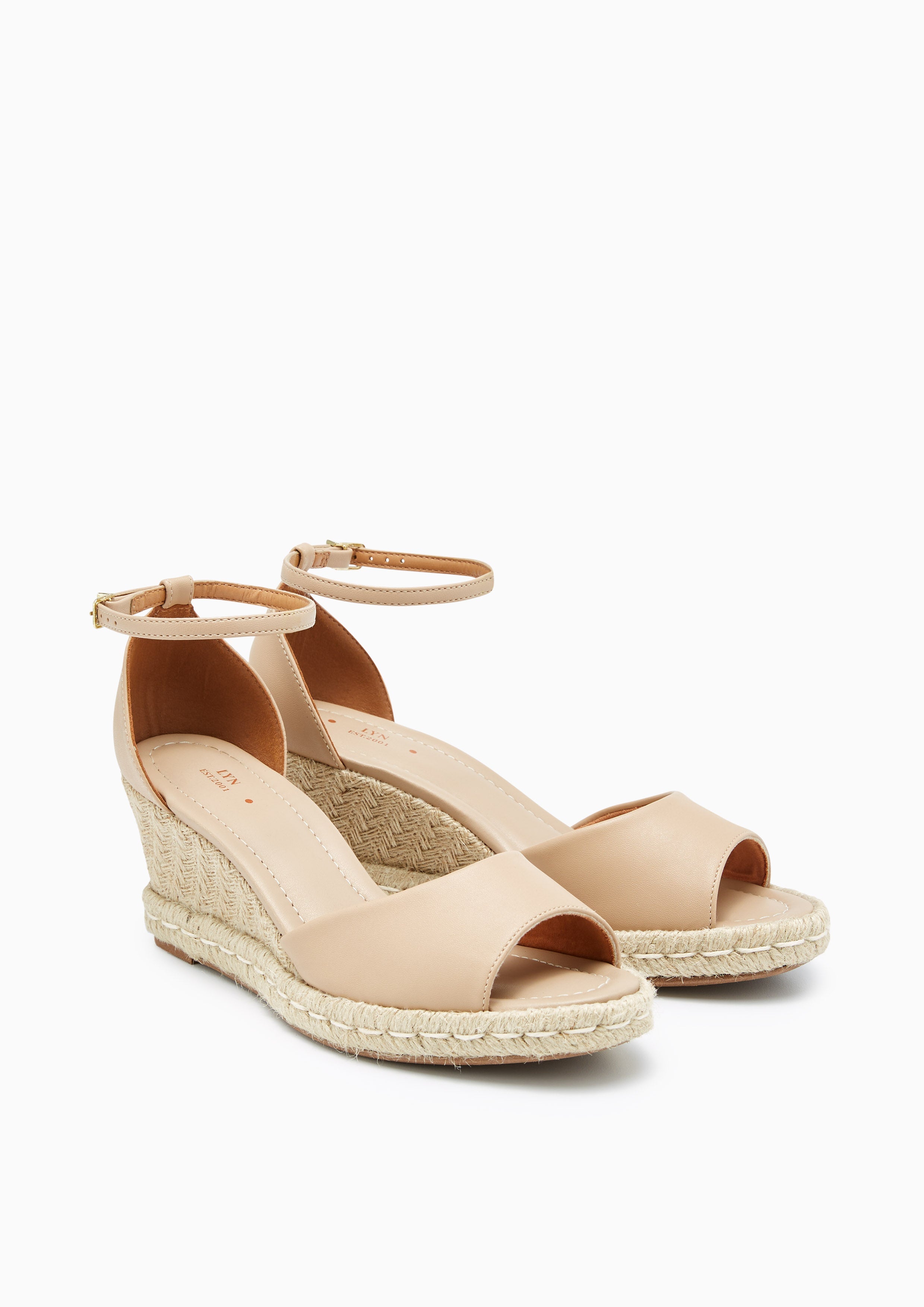 Bossy Slingback Wedges Ivory - Lyn TH