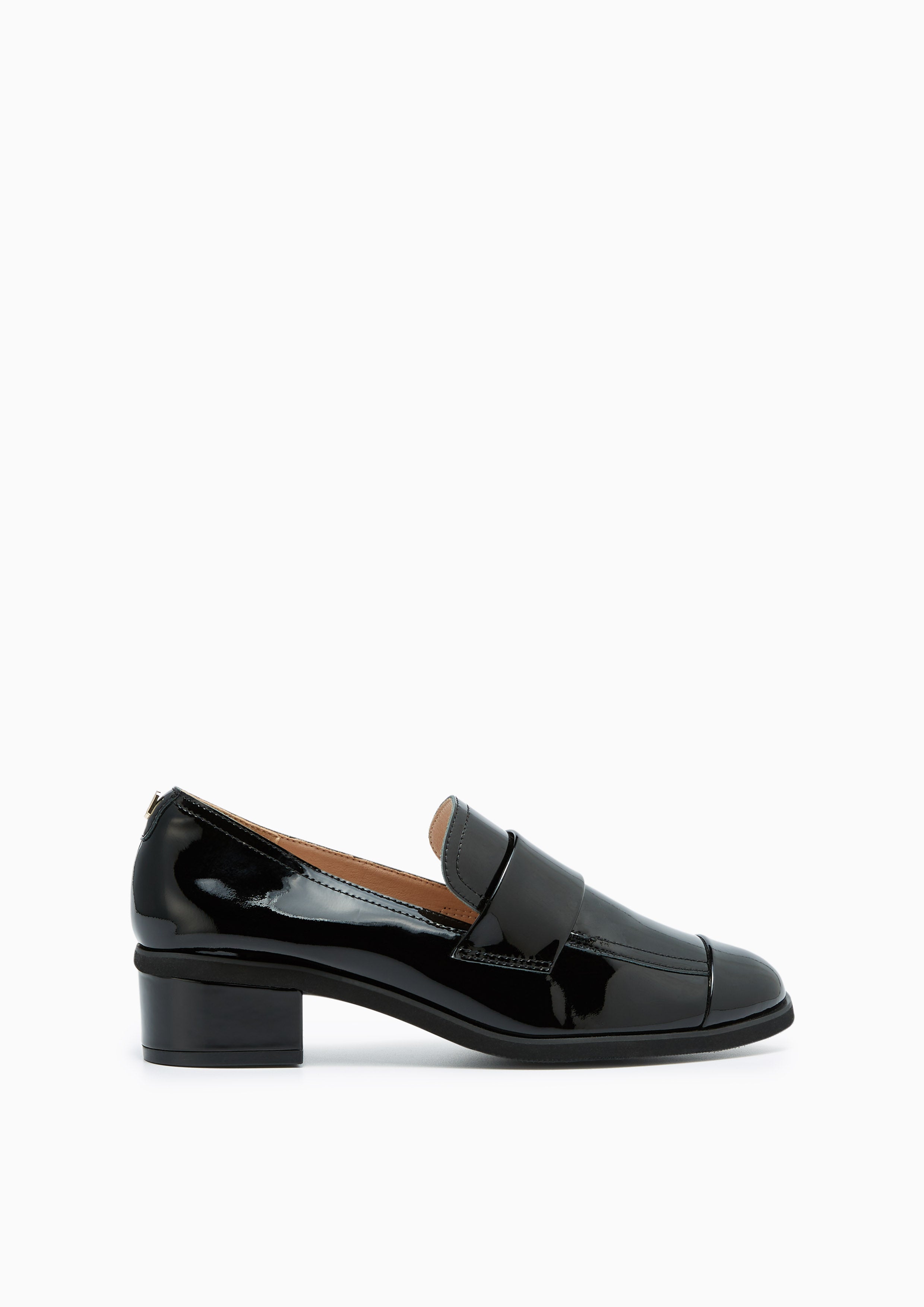 Bonjour Infinite Low Heel Loafers Black - Lyn TH