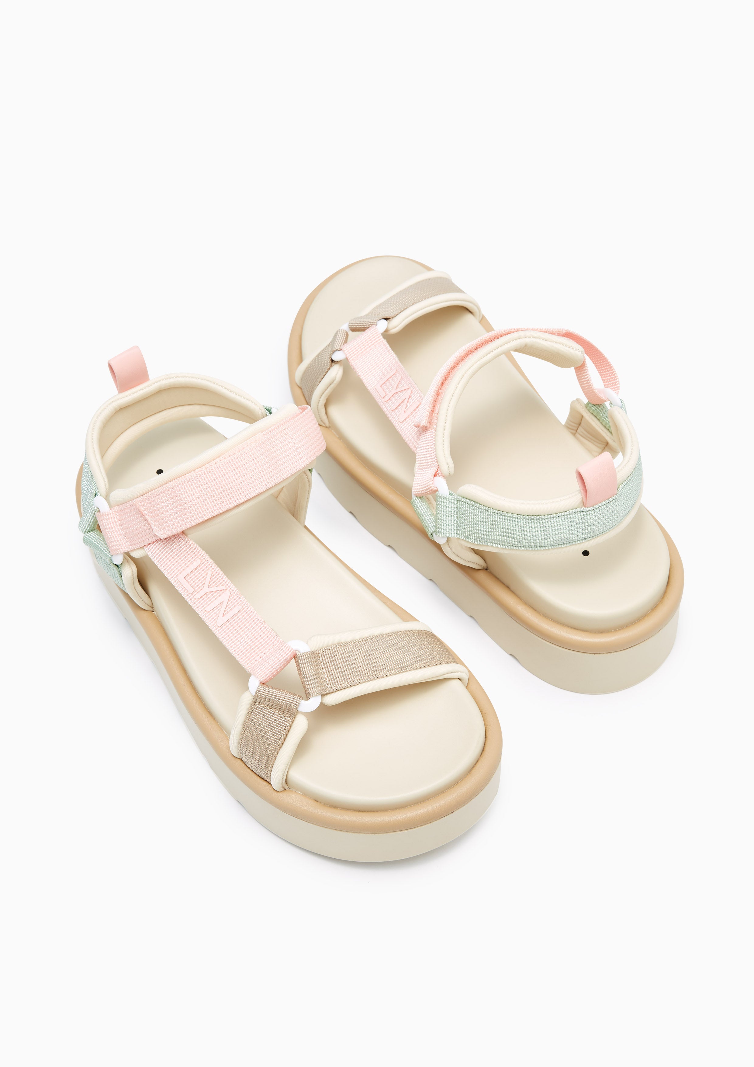 Hunter Multi Platform Sandals Pink - Lyn TH