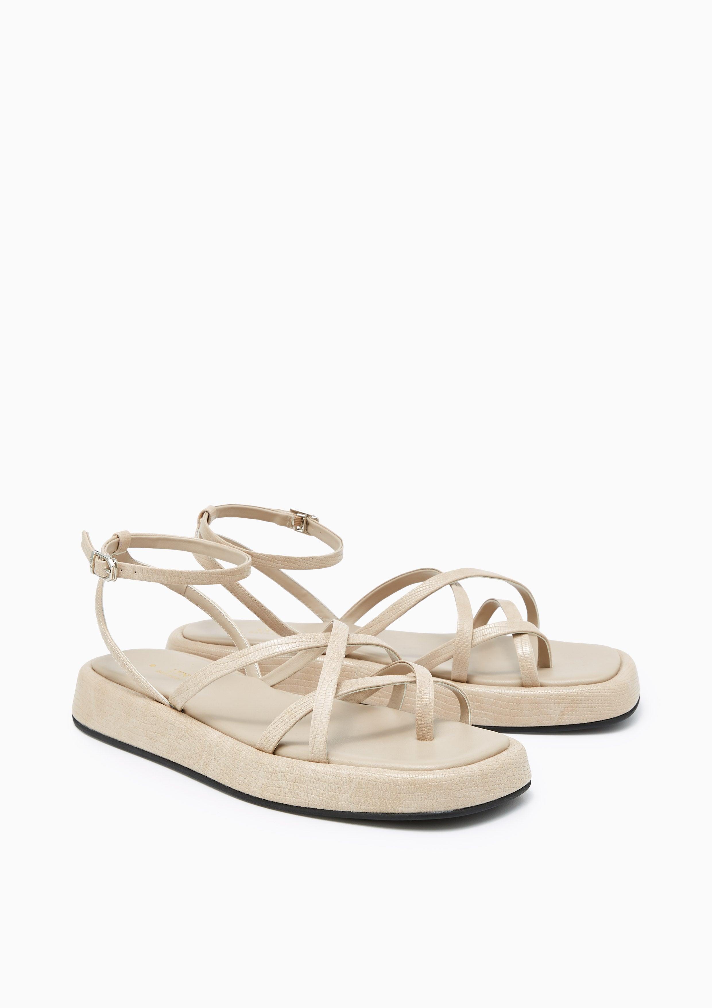 Tiptop Flat Slingbacks Beige - Lyn TH