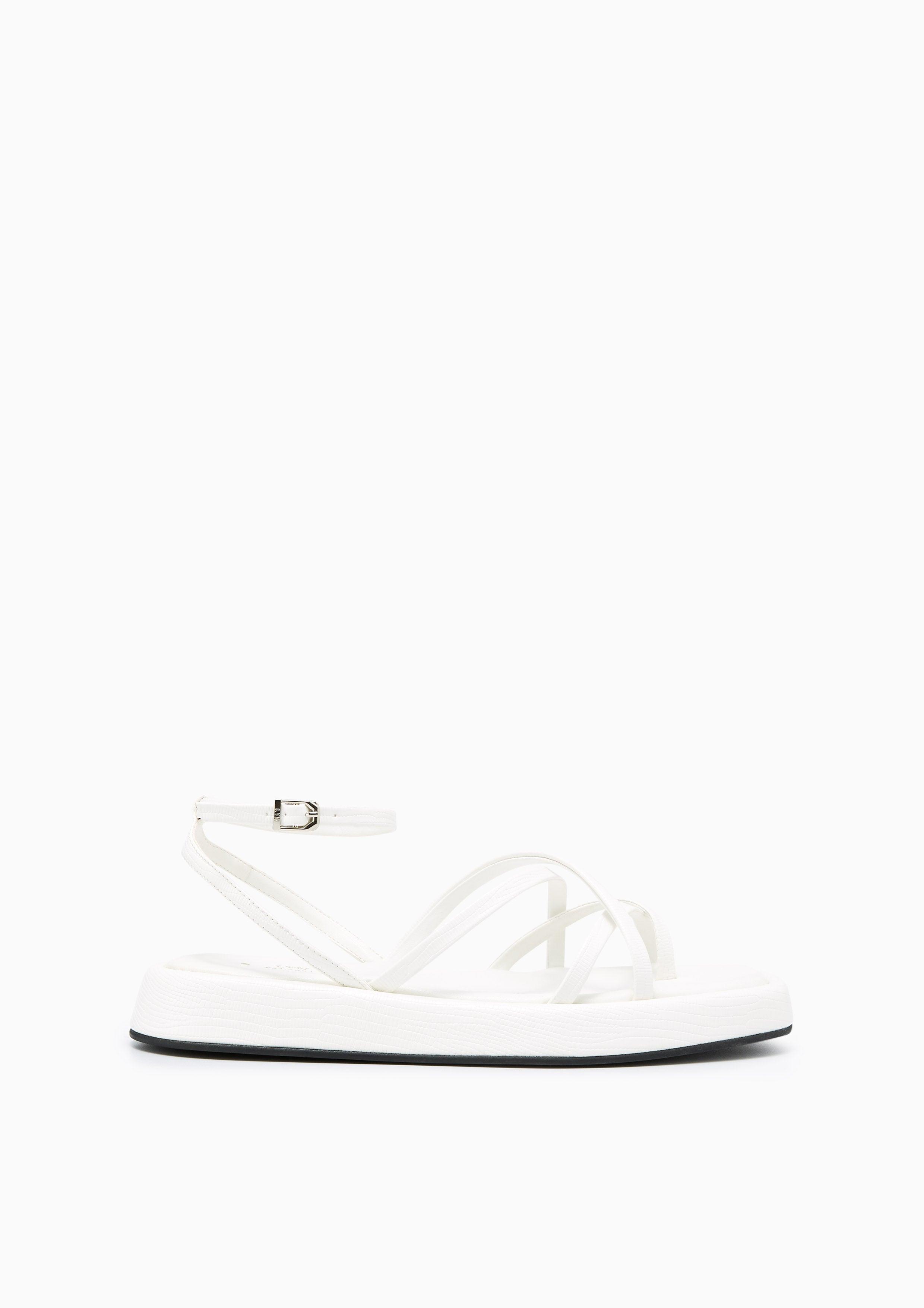 Tiptop Flat Slingbacks White - Lyn TH