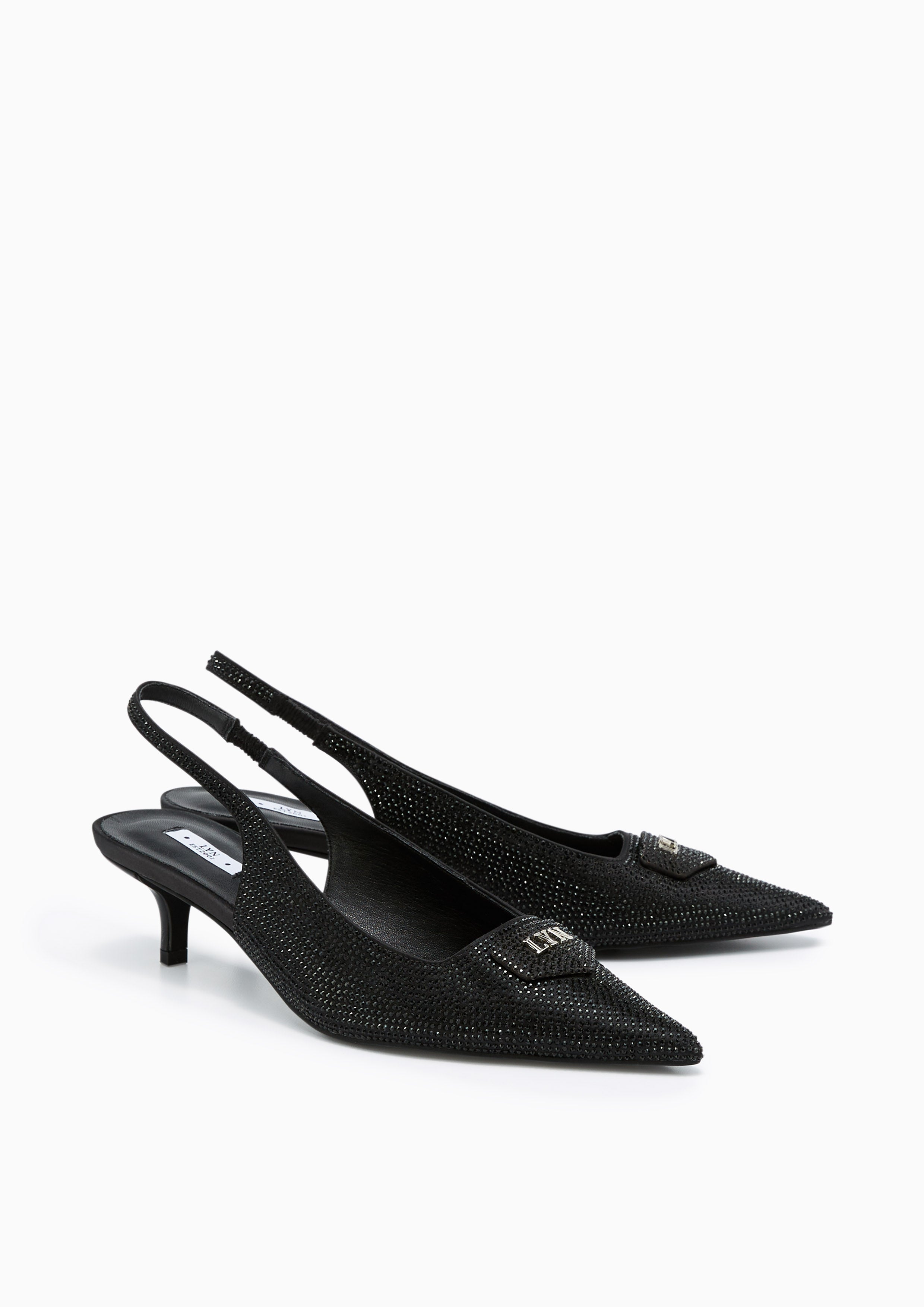 Bess Flat Slingbacks Black - Lyn TH