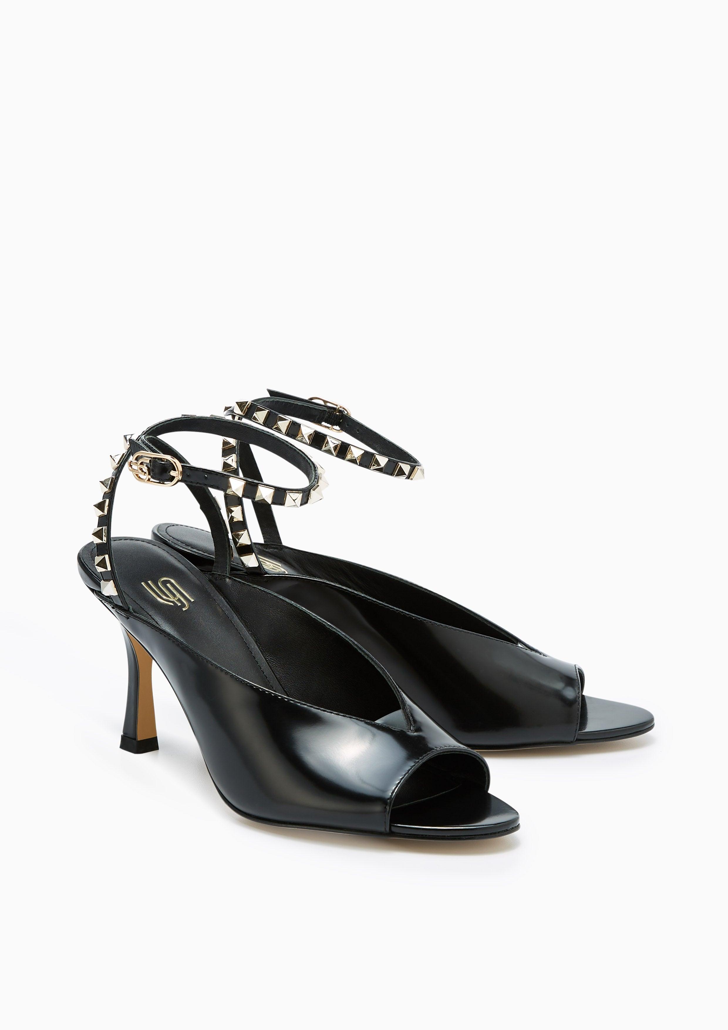 Aquila Infinite Heel Slingbacks Black - Lyn TH