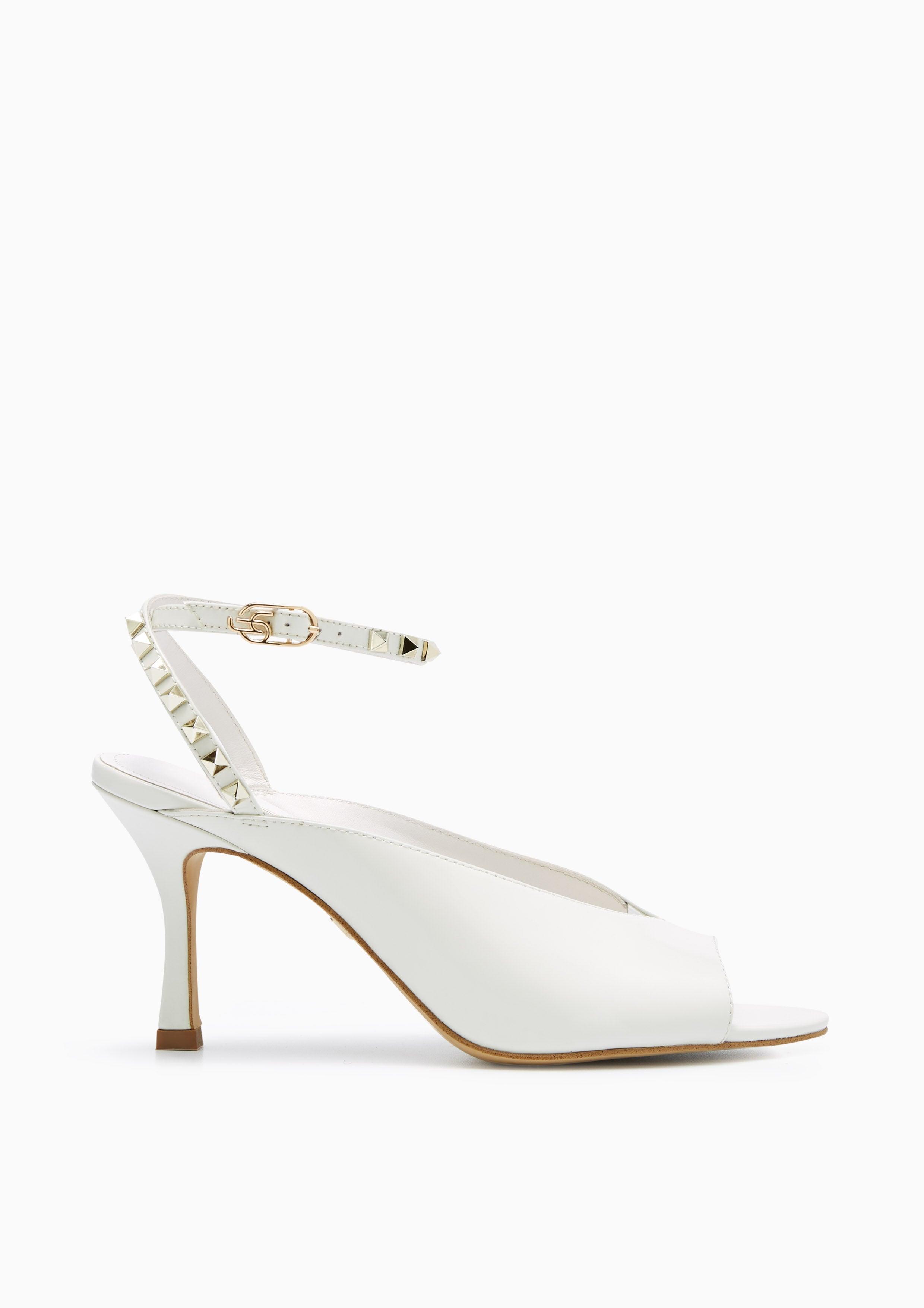 Aquila Infinite Heel Slingbacks White - Lyn TH