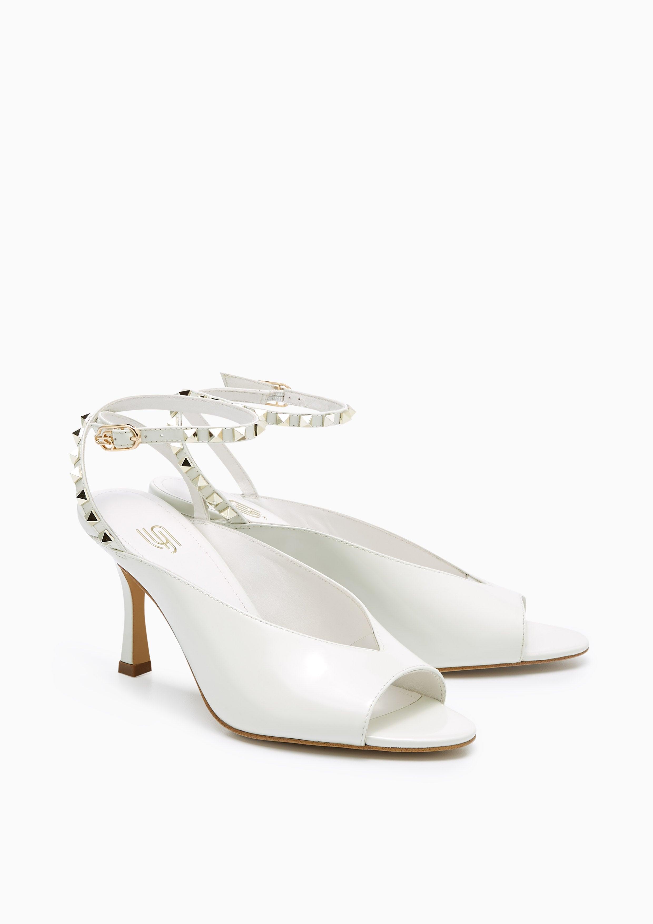 Aquila Infinite Heel Slingbacks White - Lyn TH