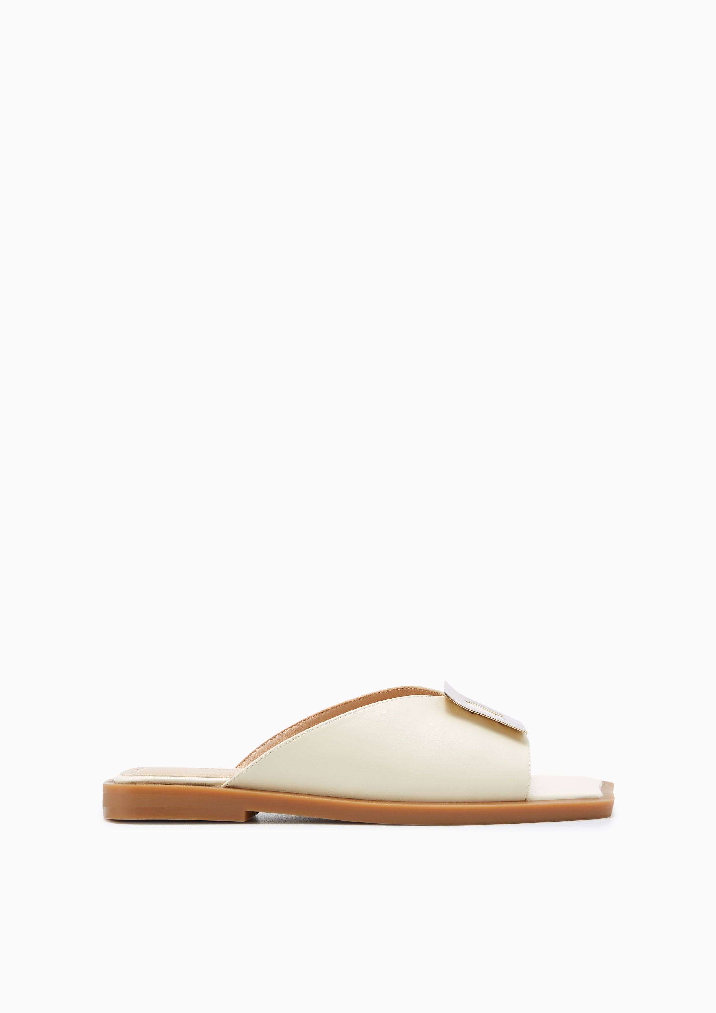 Blossoming Flat Sandals Ivory - Lyn TH