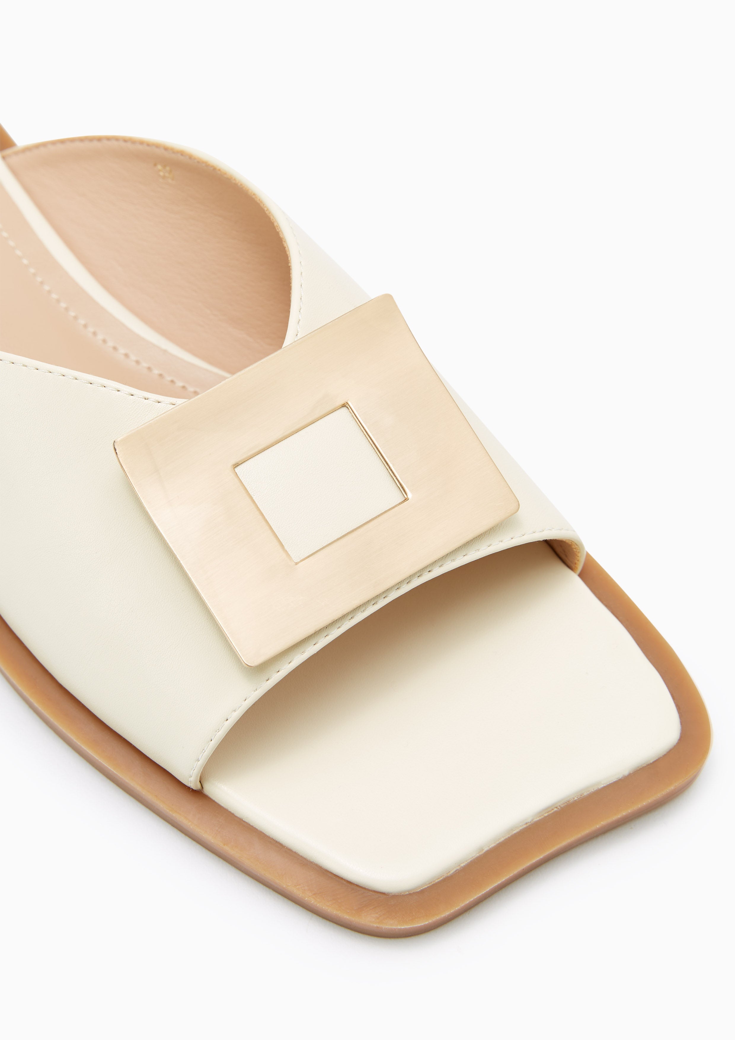 Blossoming Flat Sandals Ivory - Lyn TH