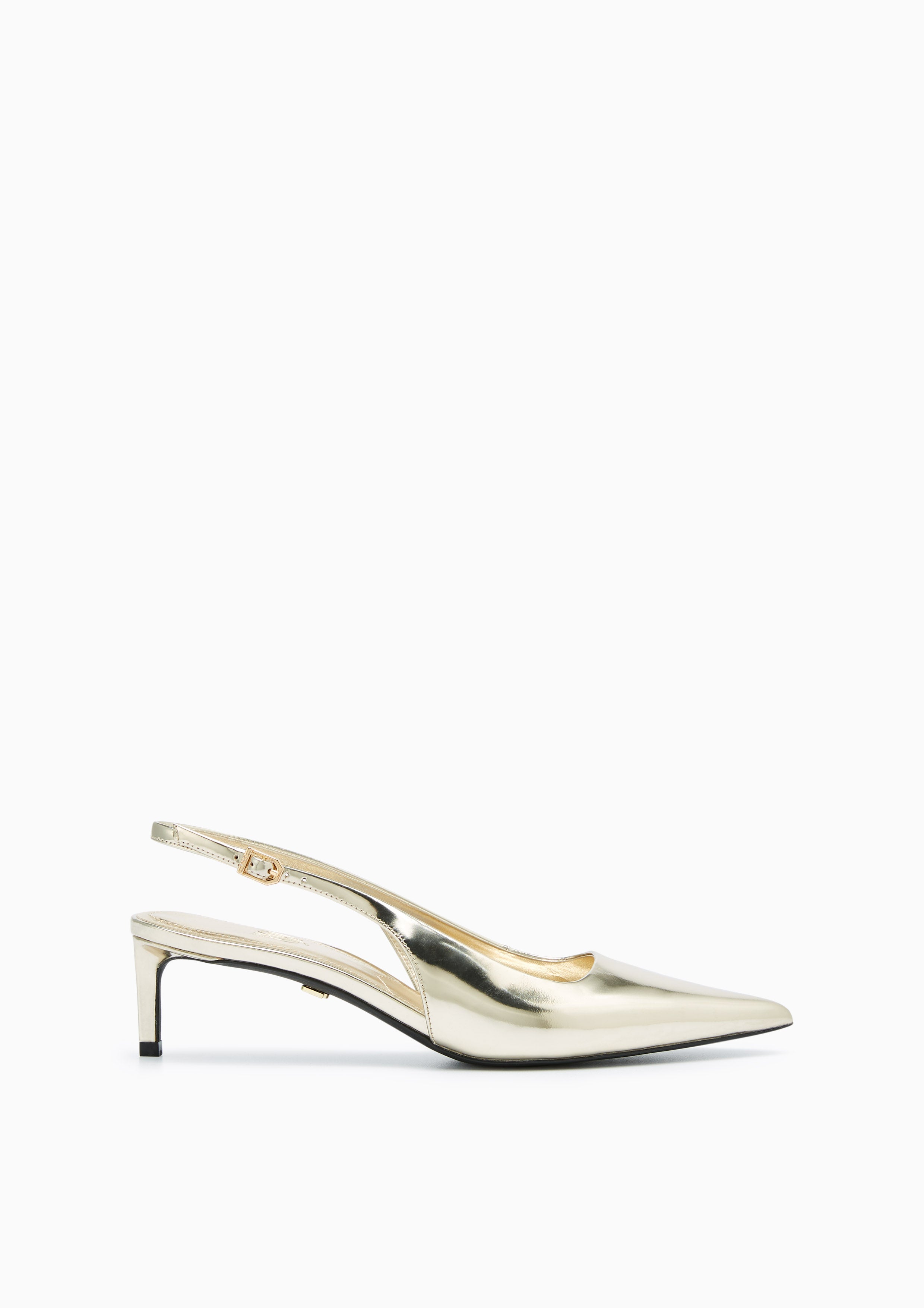 Calisa Infinite Low Heel Slingbacks Gold - Lyn TH