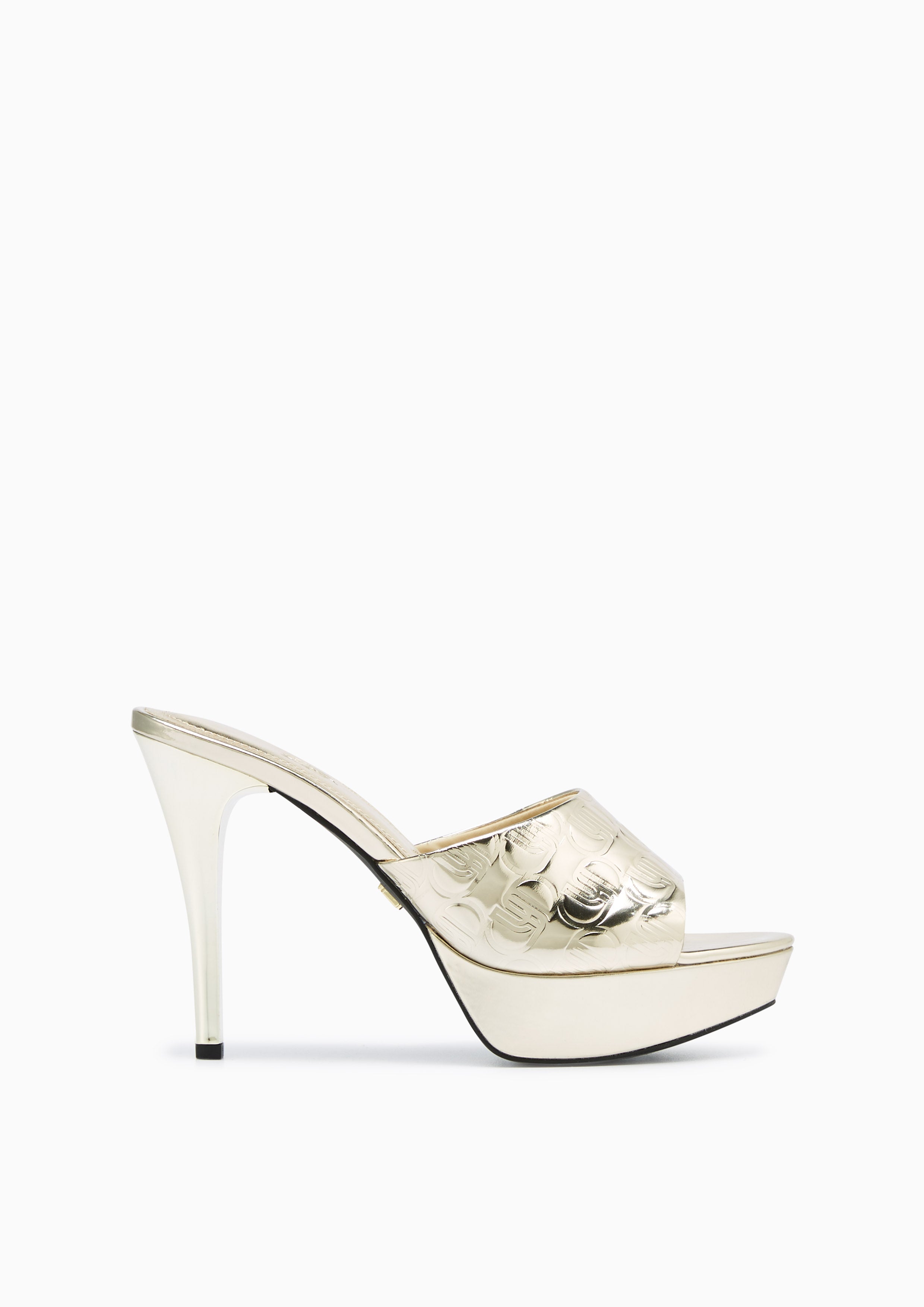 Rose Infinite Platform Heels Gold - Lyn TH