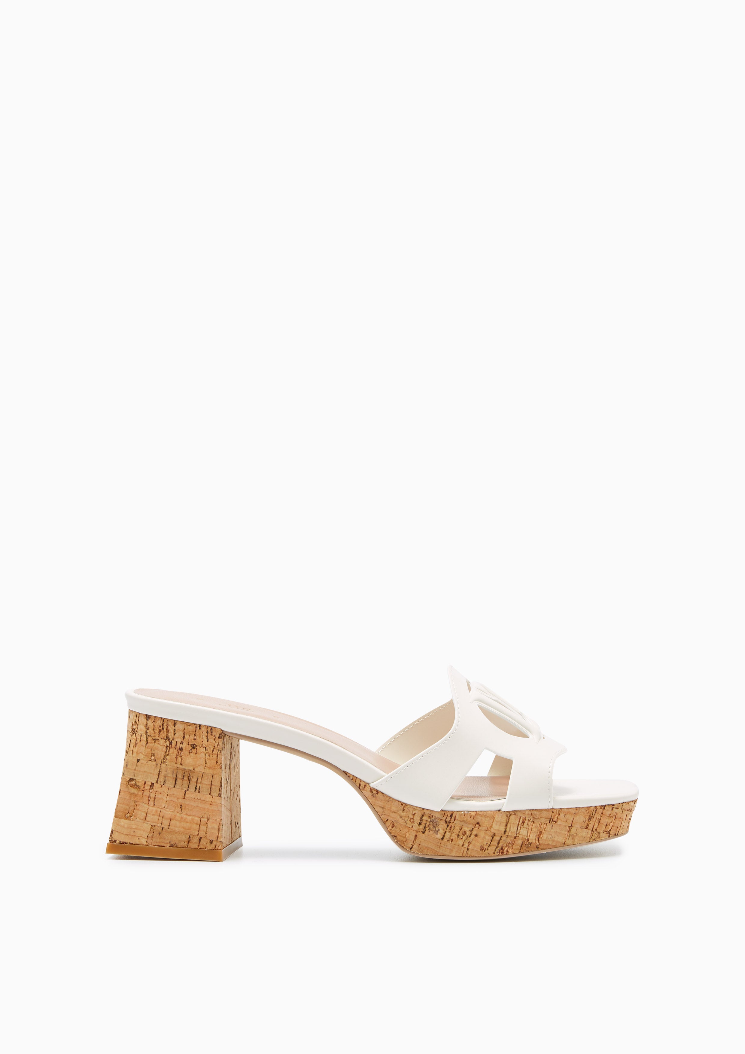 Candas Platform Heels Ivory