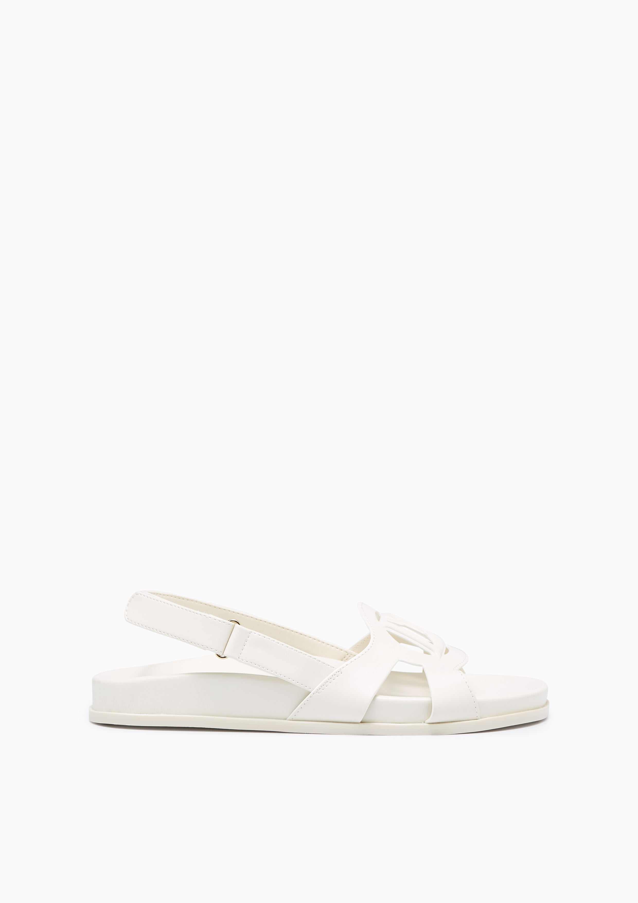 Kelly Flat Slingbacks Ivory - Lyn TH